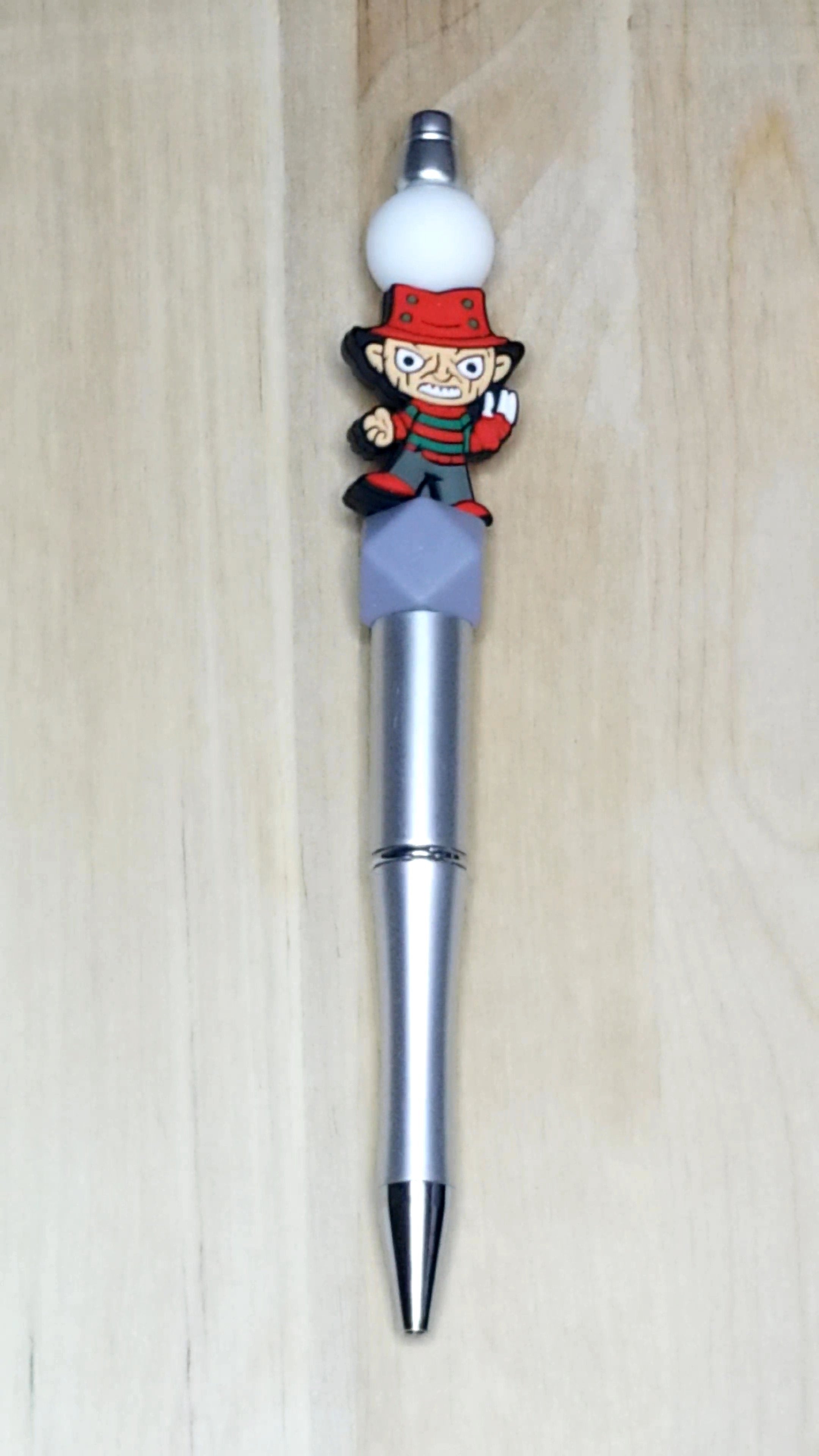 Horror Character Silicone Beaded Pen