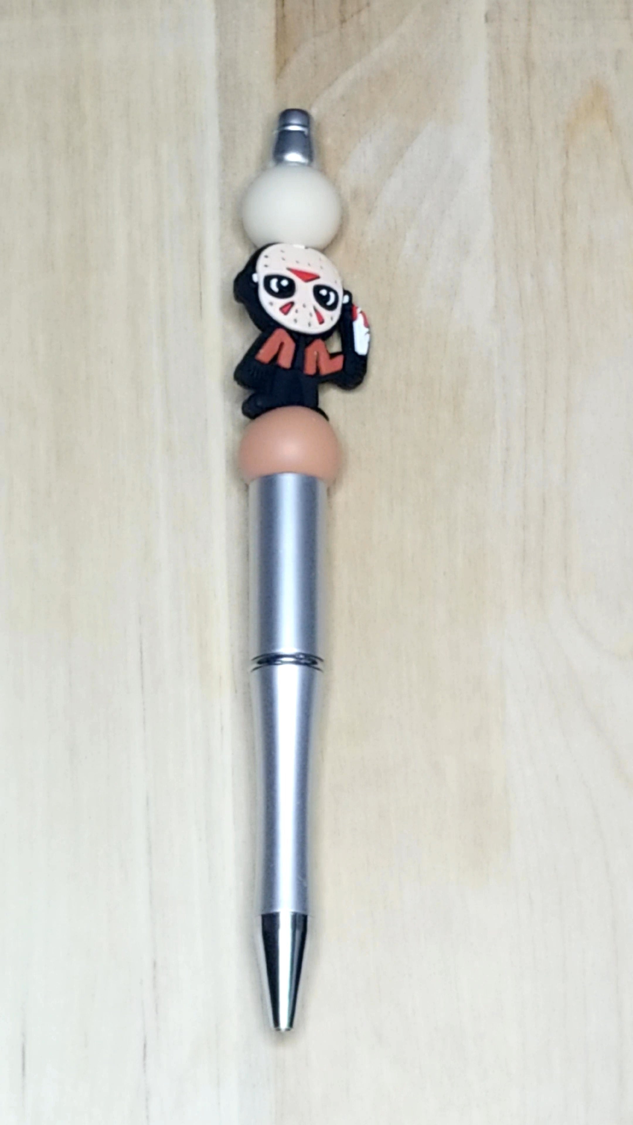 Horror Character Silicone Beaded Pen