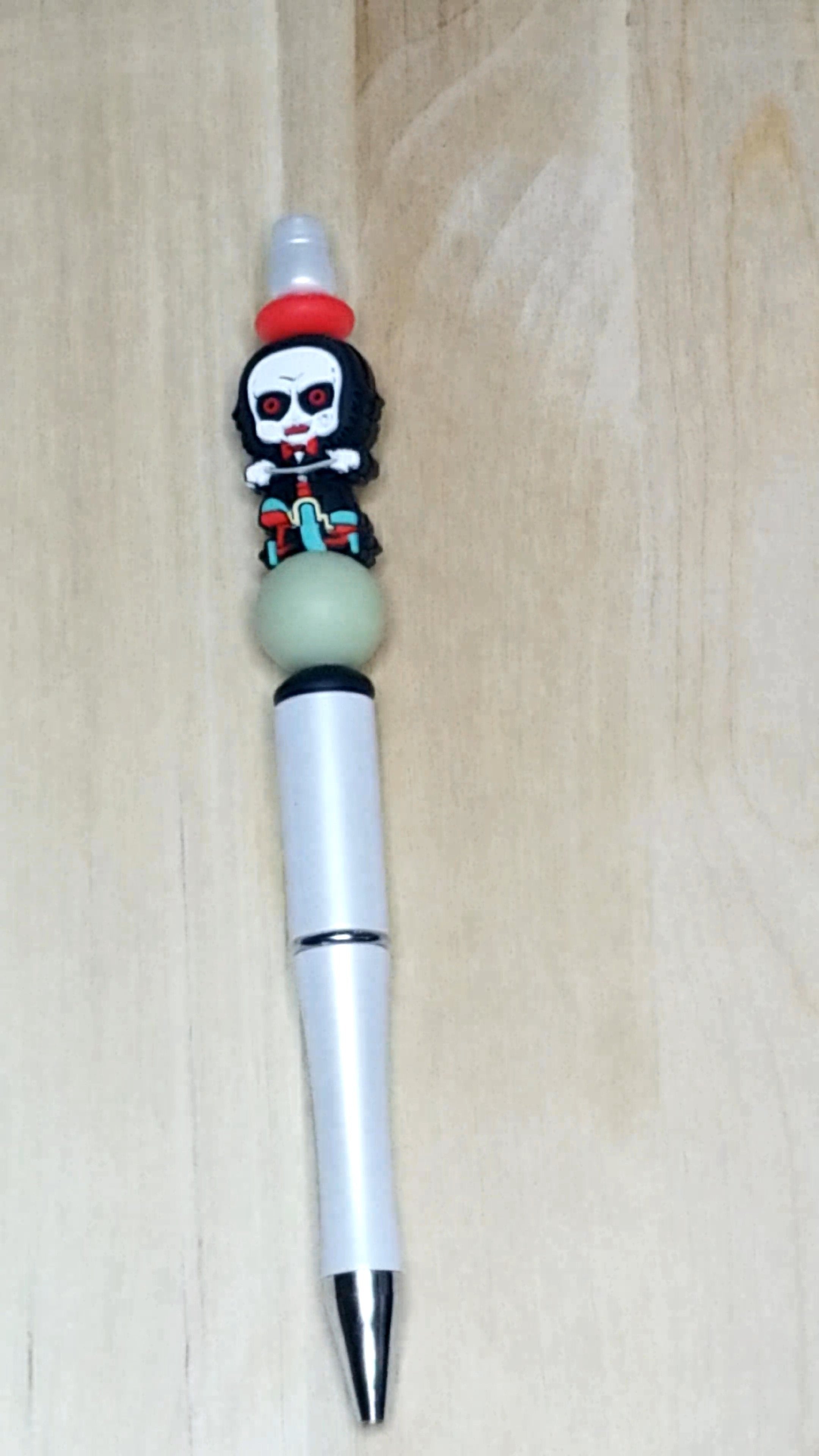 Horror Character Silicone Beaded Pen