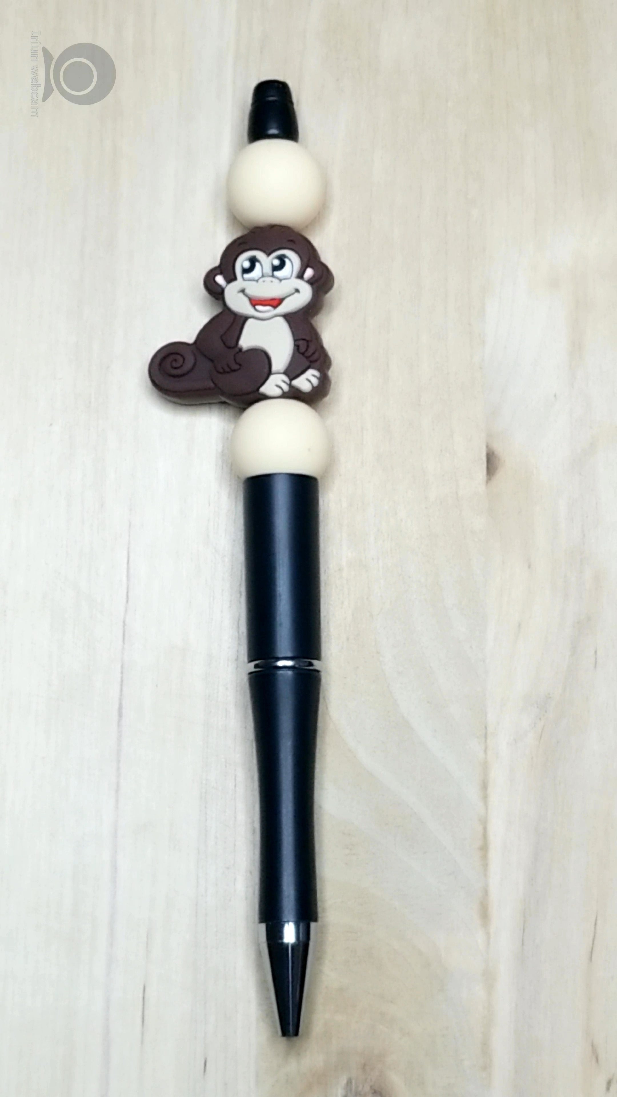 Monkey Silicone Beaded Pen