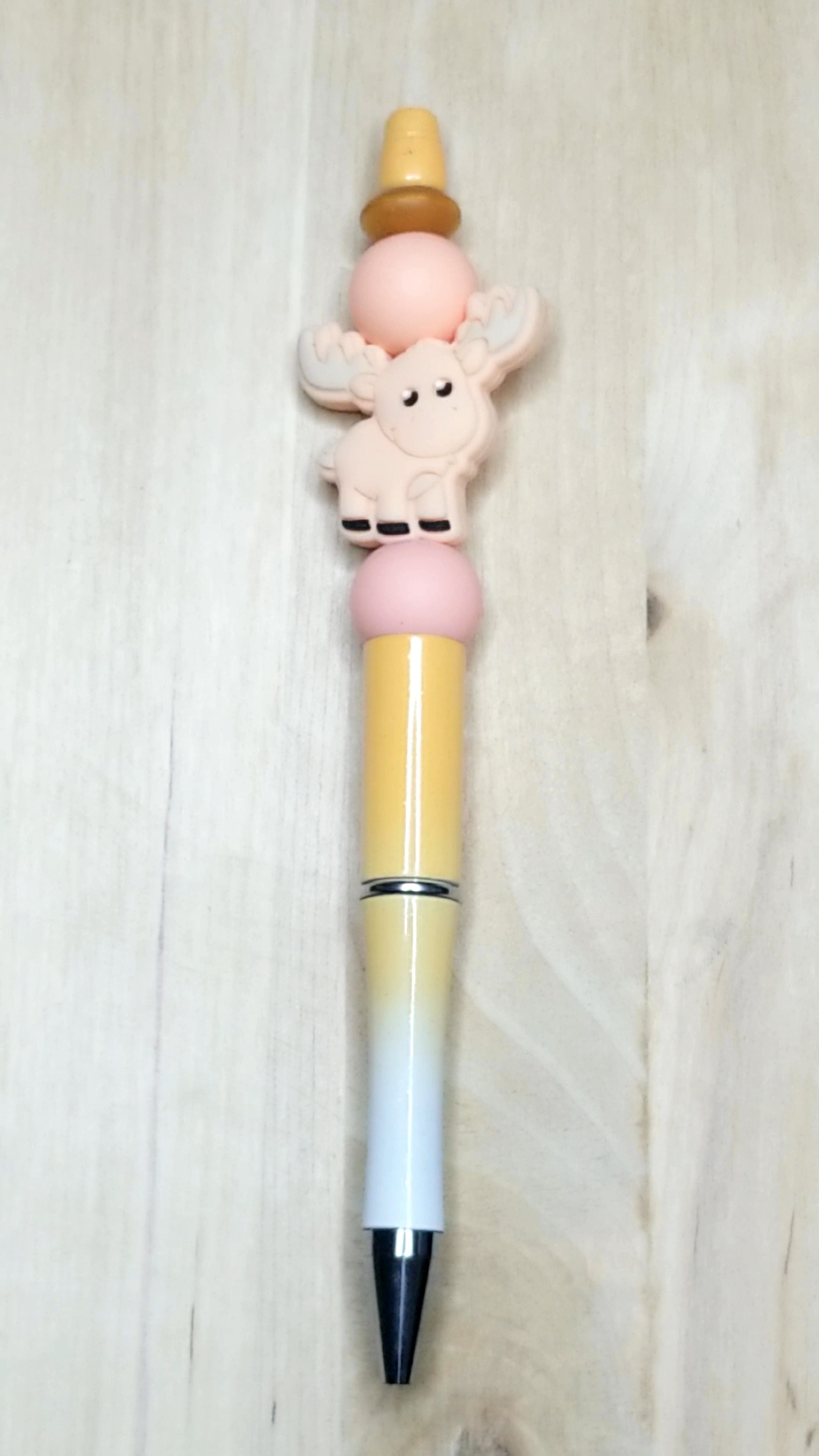 Moose Silicone Beaded Pen