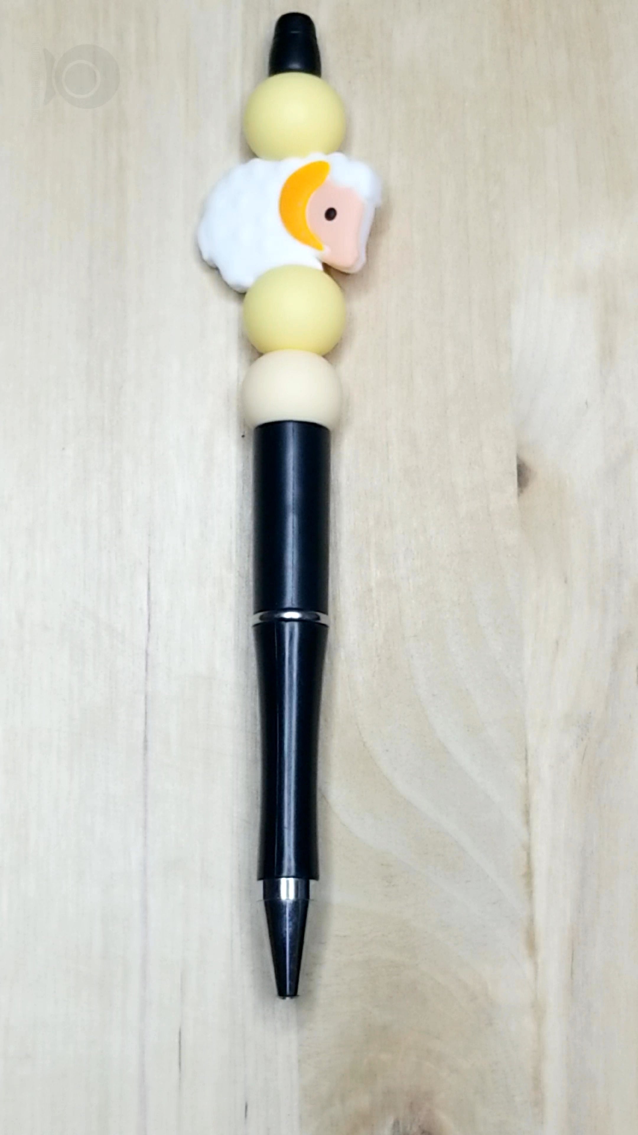 Sheep Silicone Beaded Pen