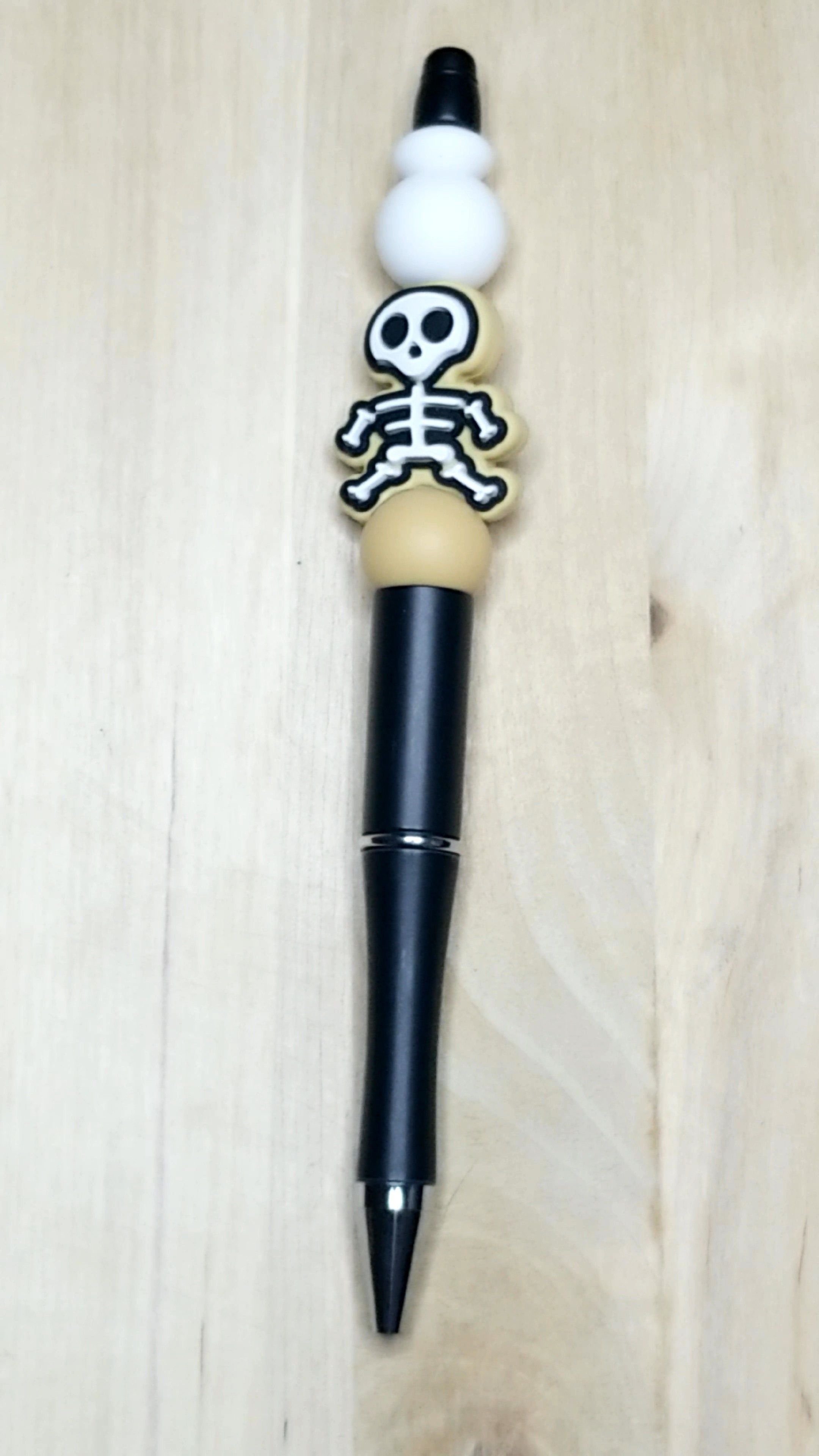 Skeleton Silicone Beaded Pen