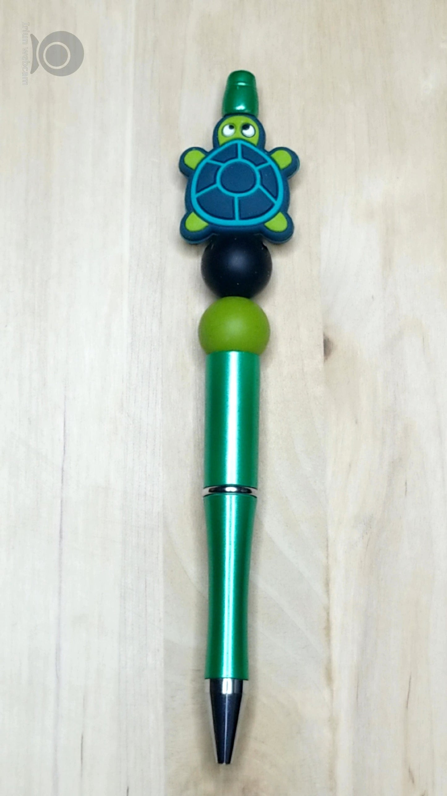 Turtle Silicone Beaded Pen