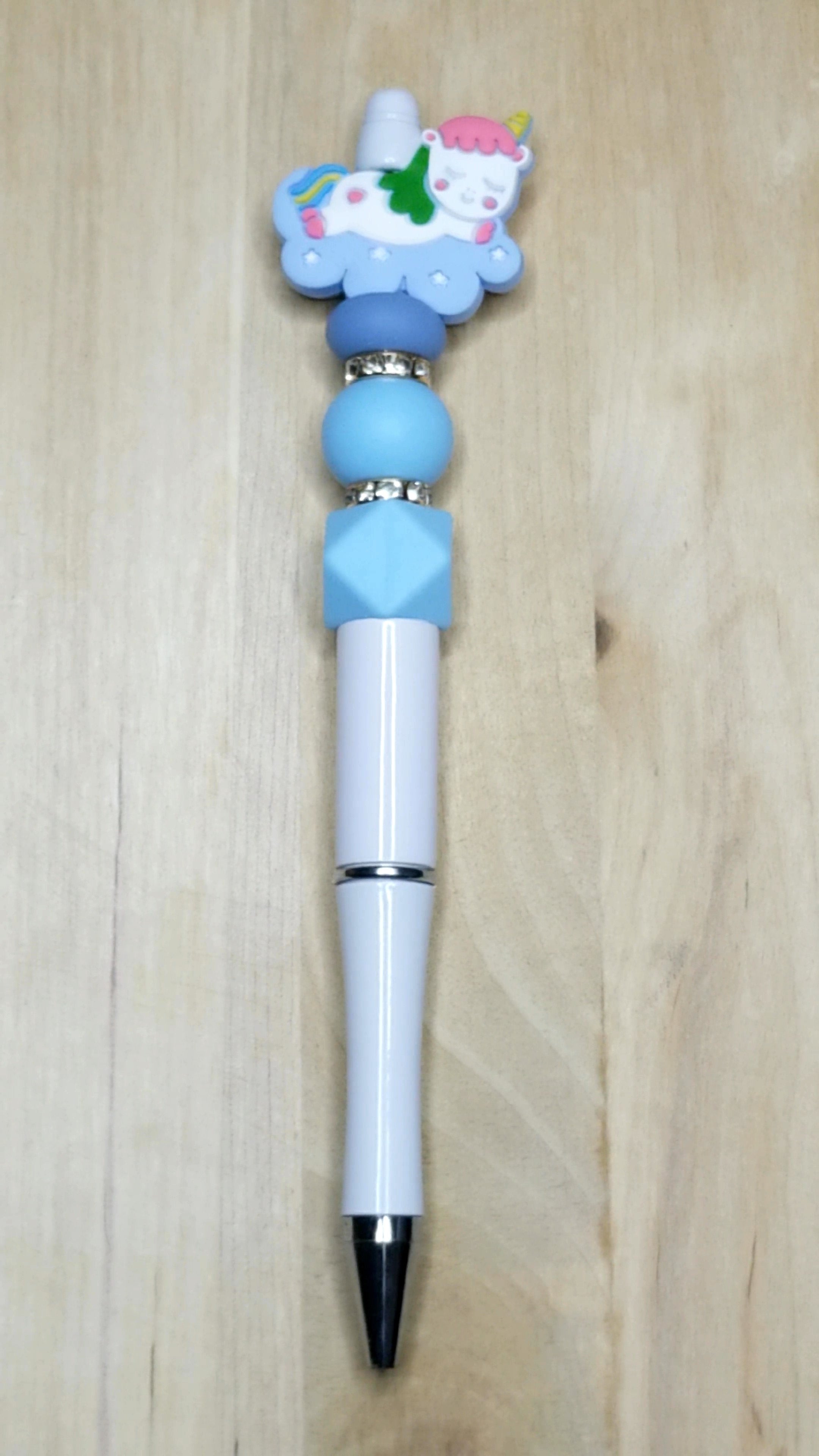 Unicorn Silicone Beaded Pen