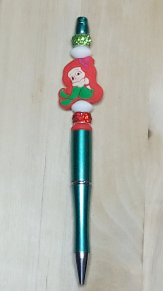 Princess Silicone Beaded Pen