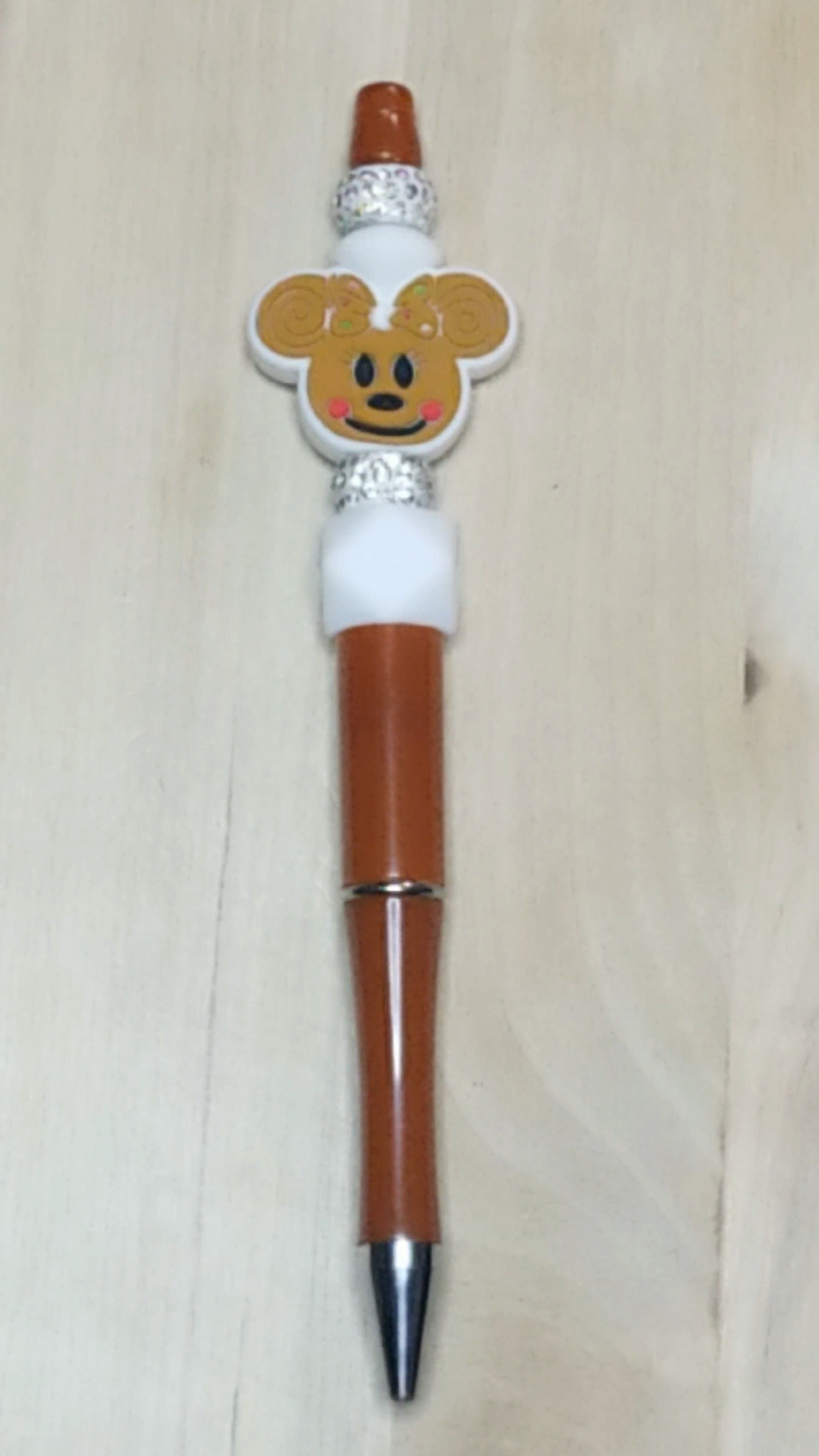 Mouse Silicone Beaded Pen