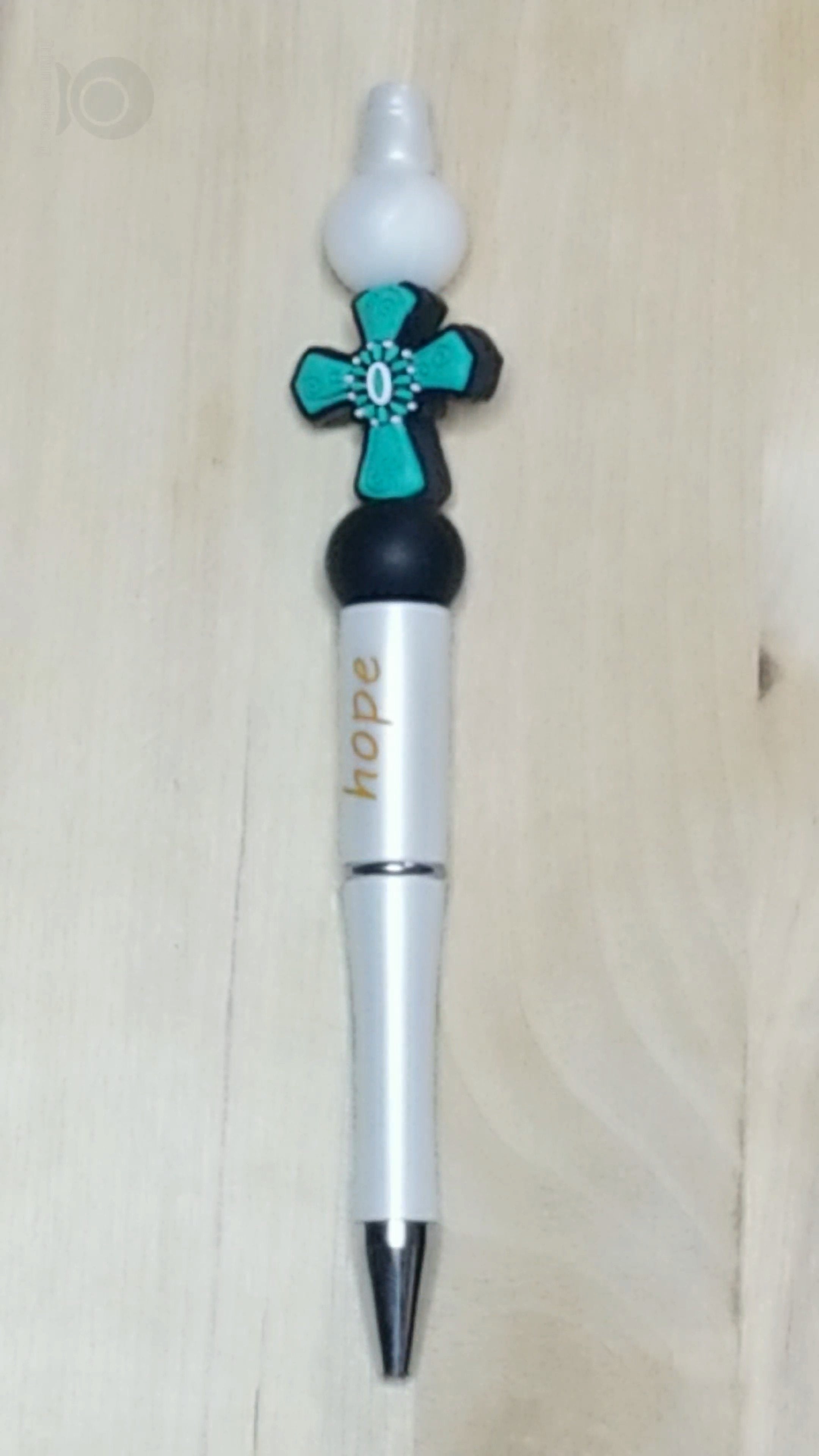 Cross Silicone Beaded Pen