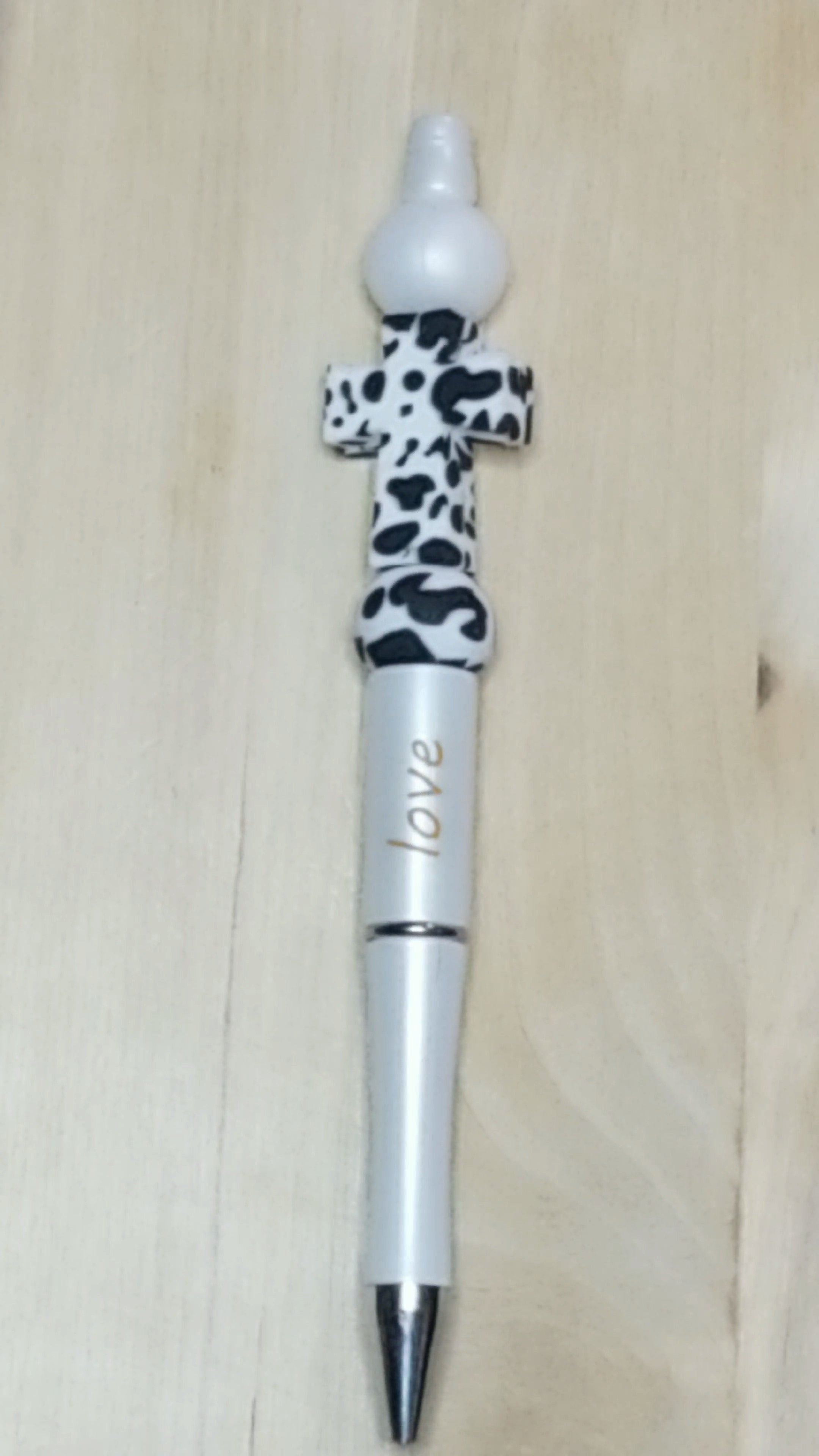 Cross Silicone Beaded Pen