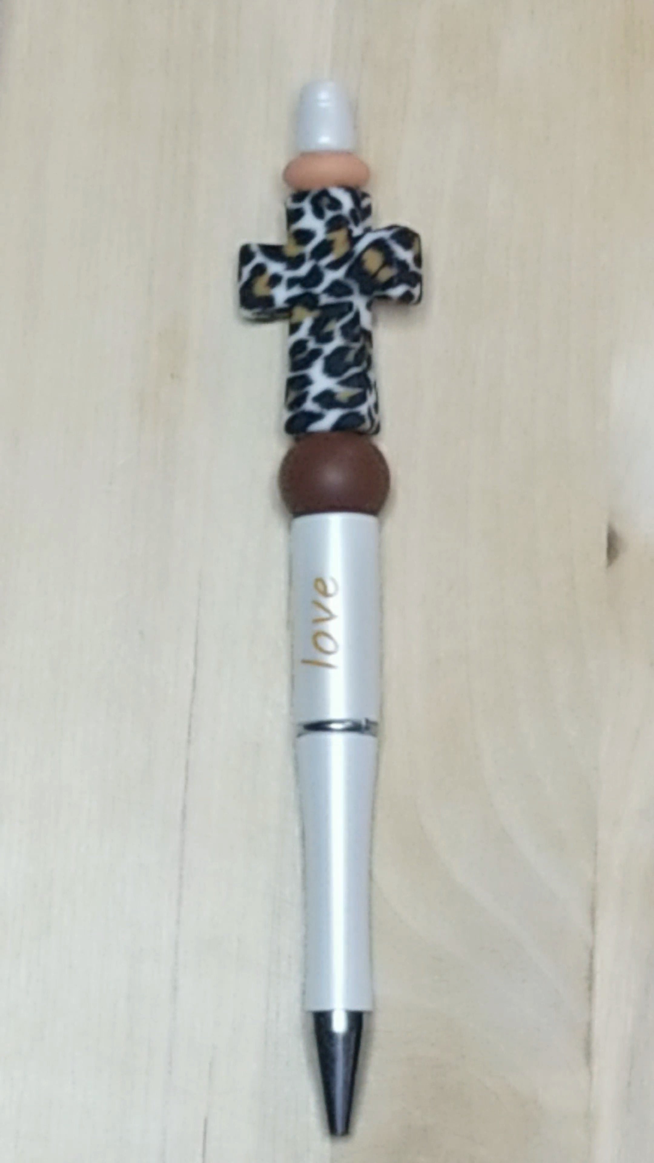 Cross Silicone Beaded Pen