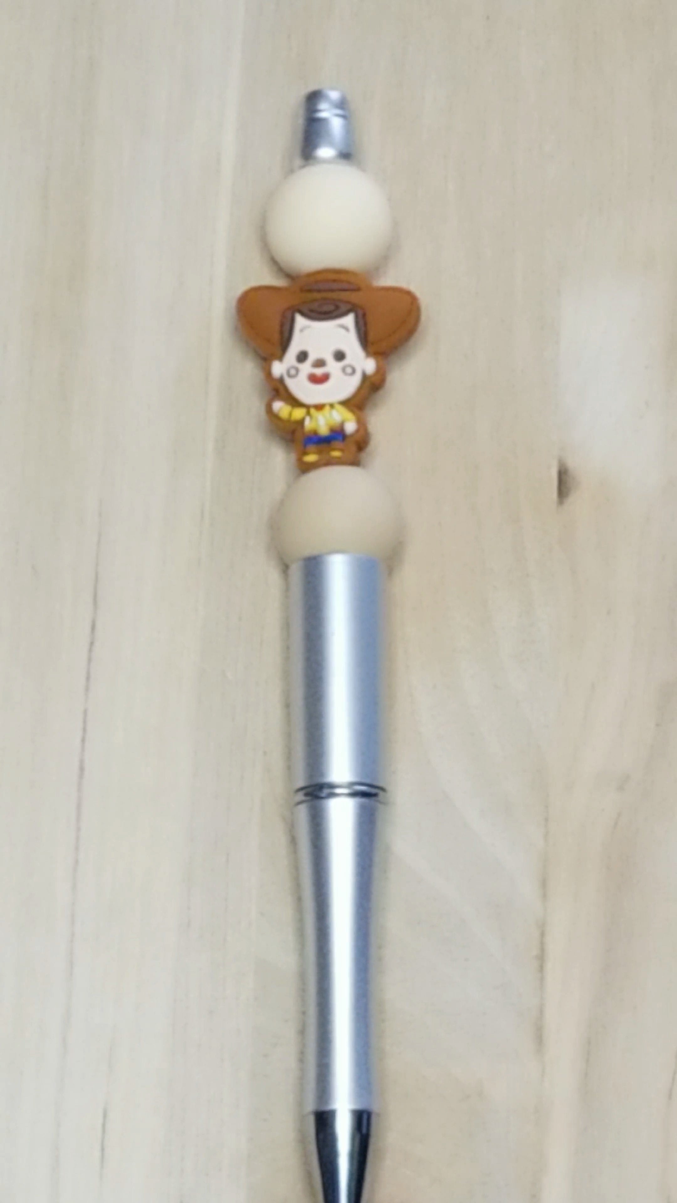 Cowboy Silicone Beaded Pen