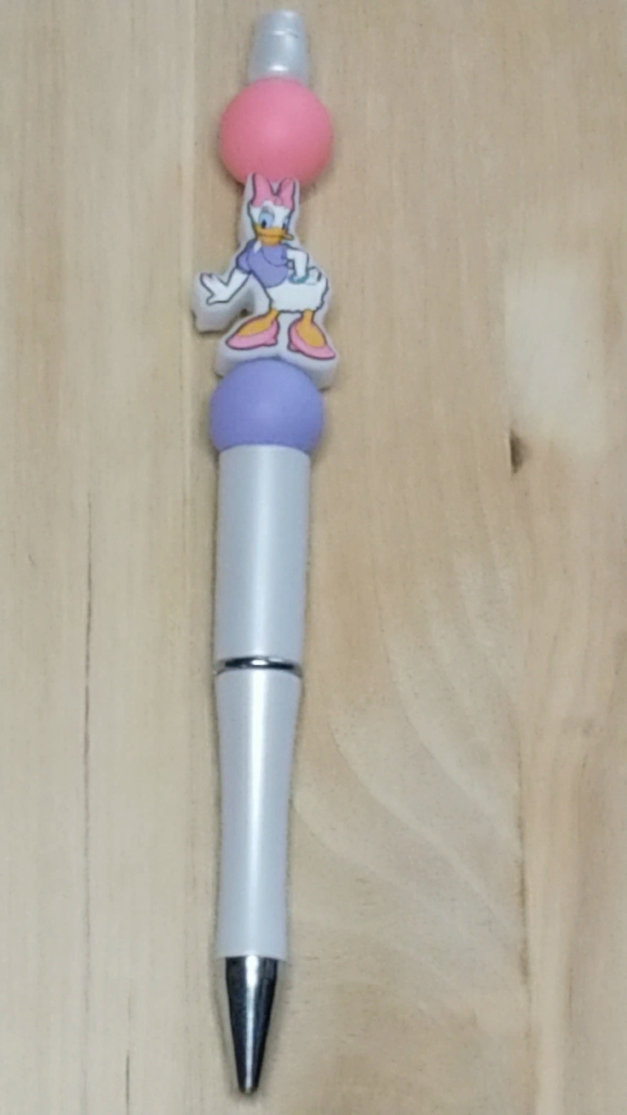 Duck Silicone Beaded Pen