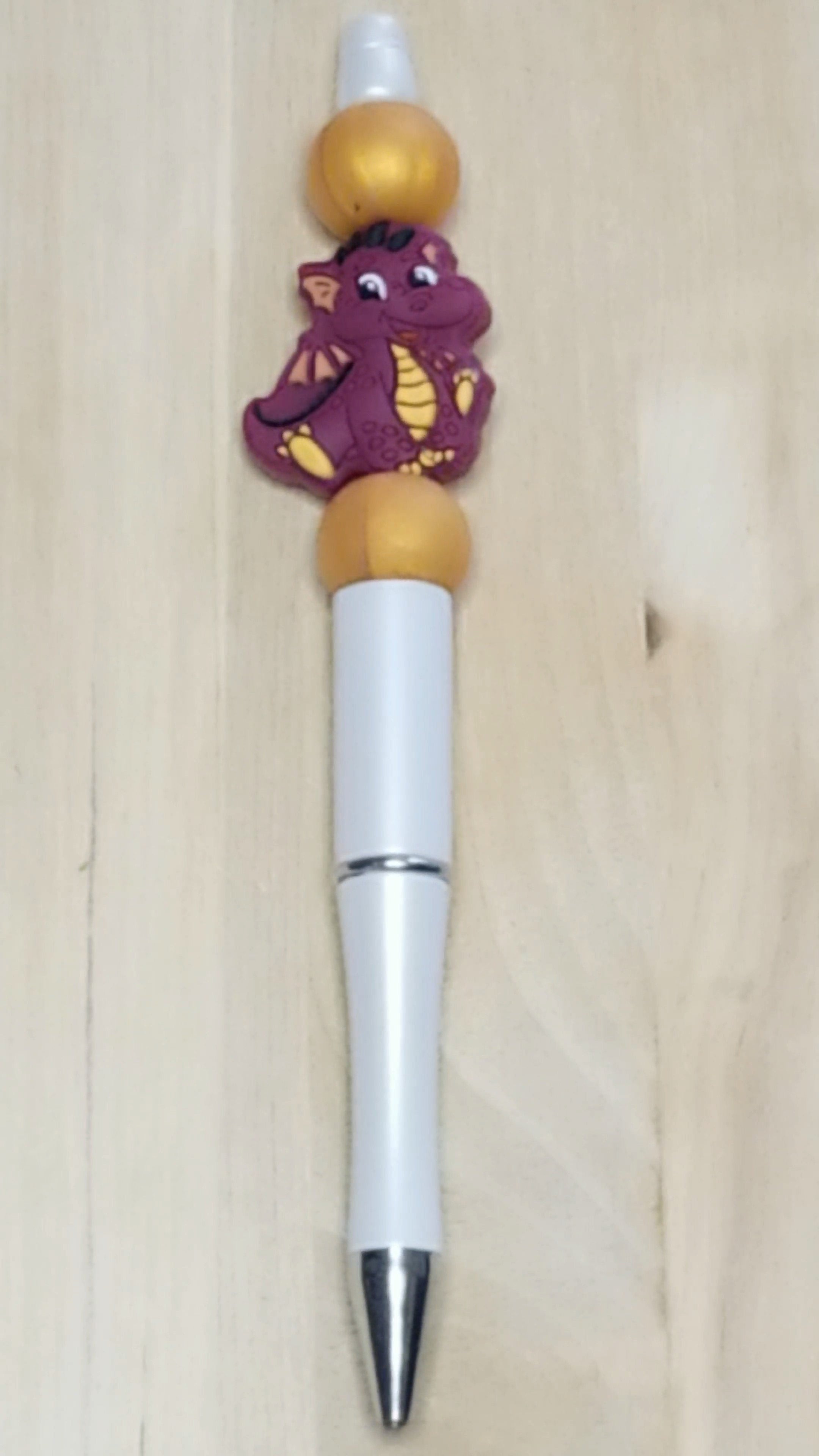 Dragon Silicone Beaded Pen