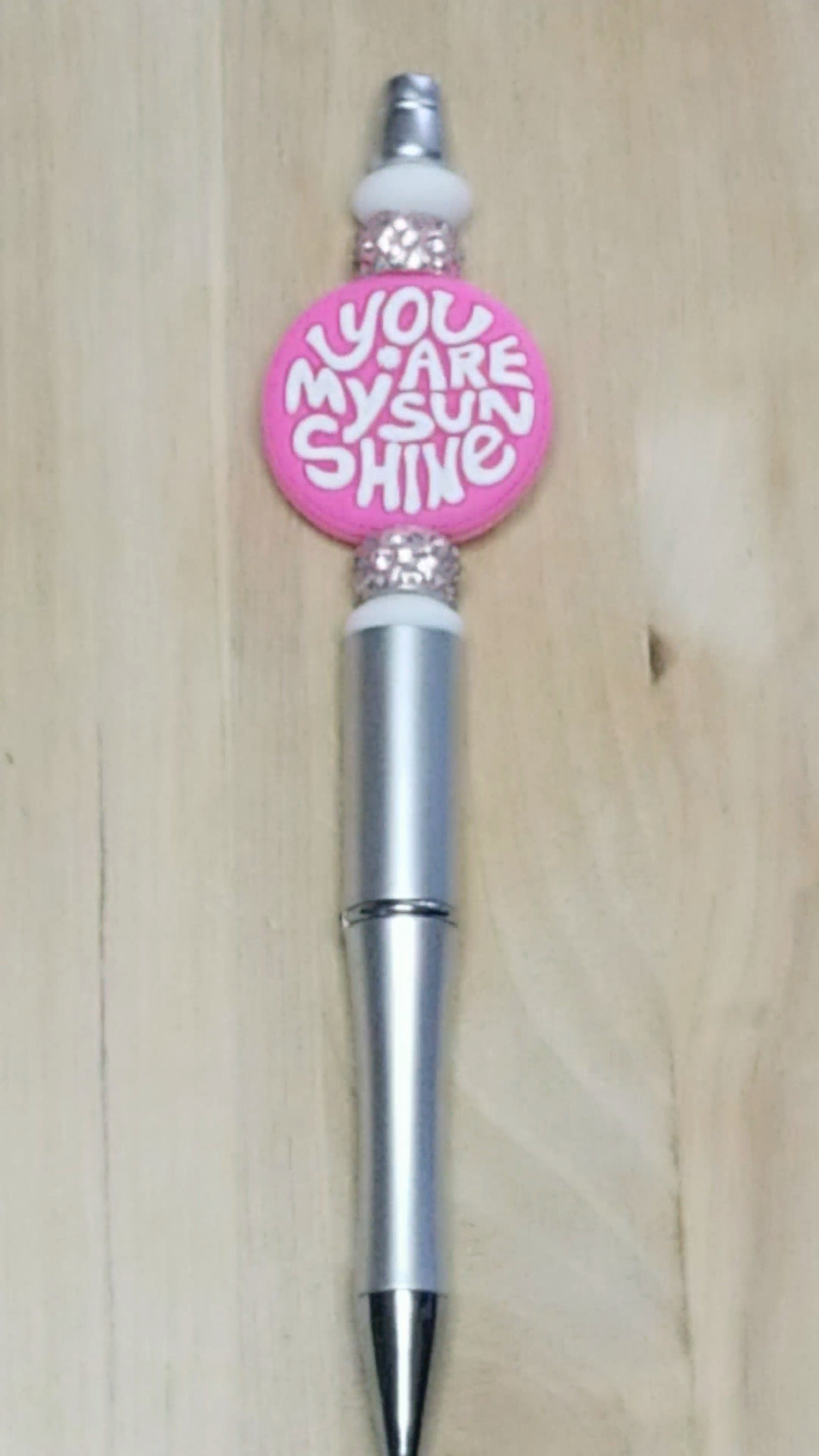 You Are My Sunshine Silicone Beaded Pen