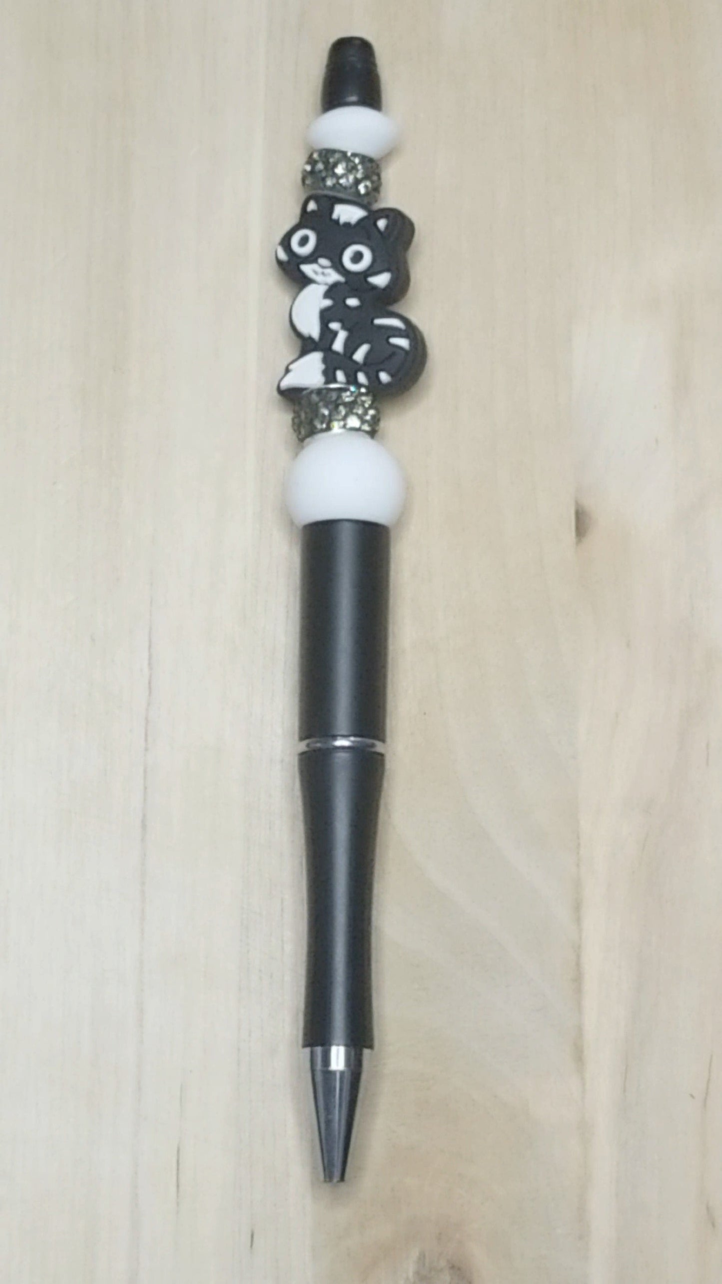 Cat Silicone Beaded Pen