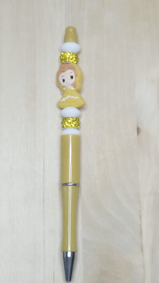 Princess Silicone Beaded Pen