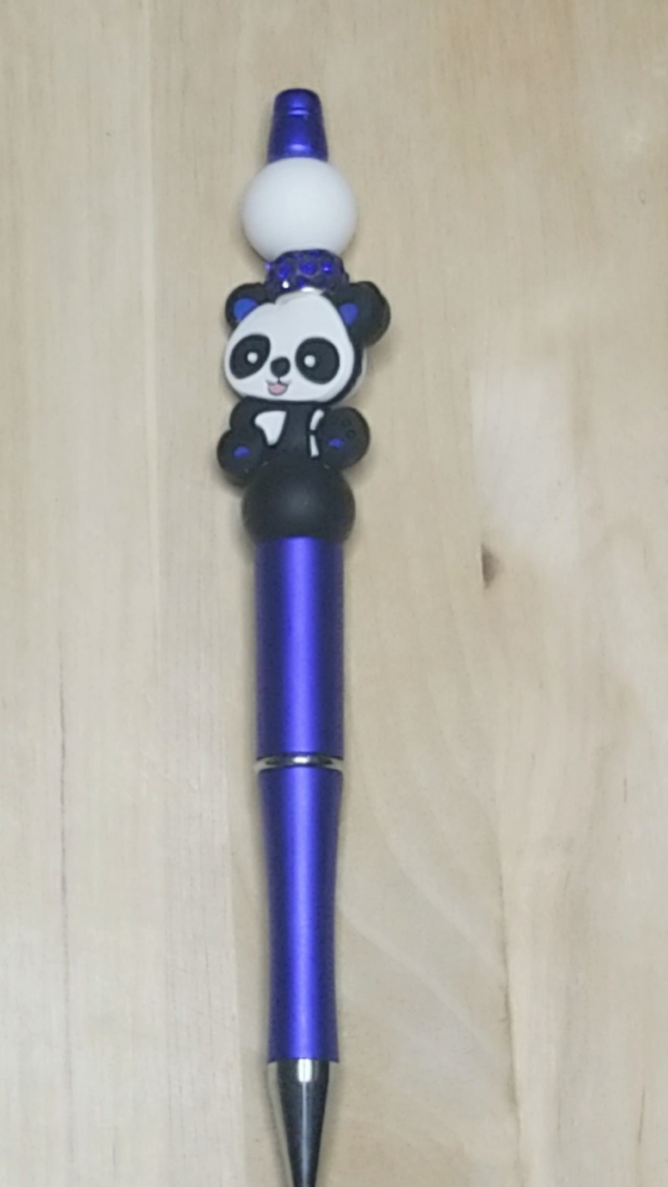 Panda Silicone Beaded Pen