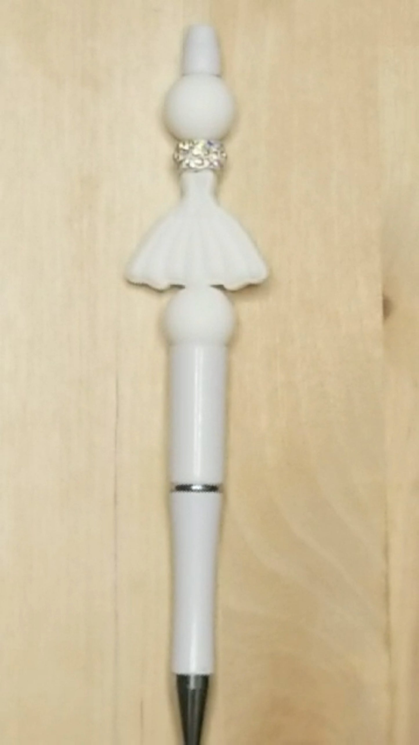 Wedding Dress Silicone Beaded Pen
