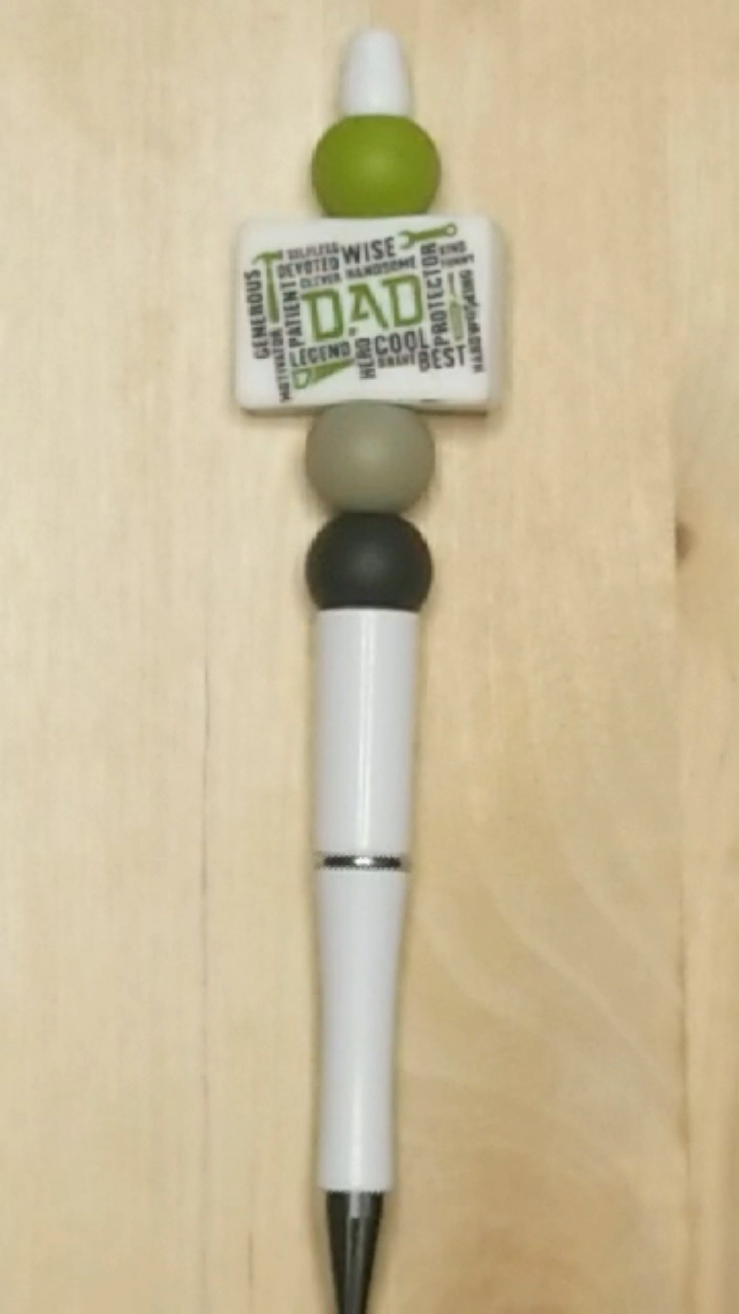 Dad Silicone Beaded Pen