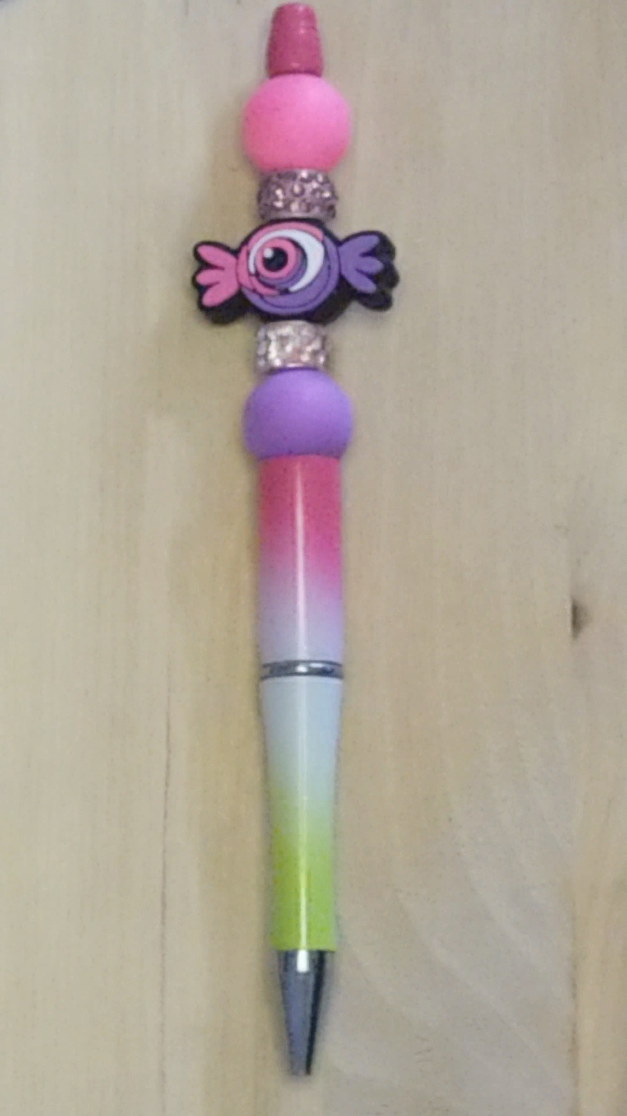 Eye Candy  Silicone Beaded Pen