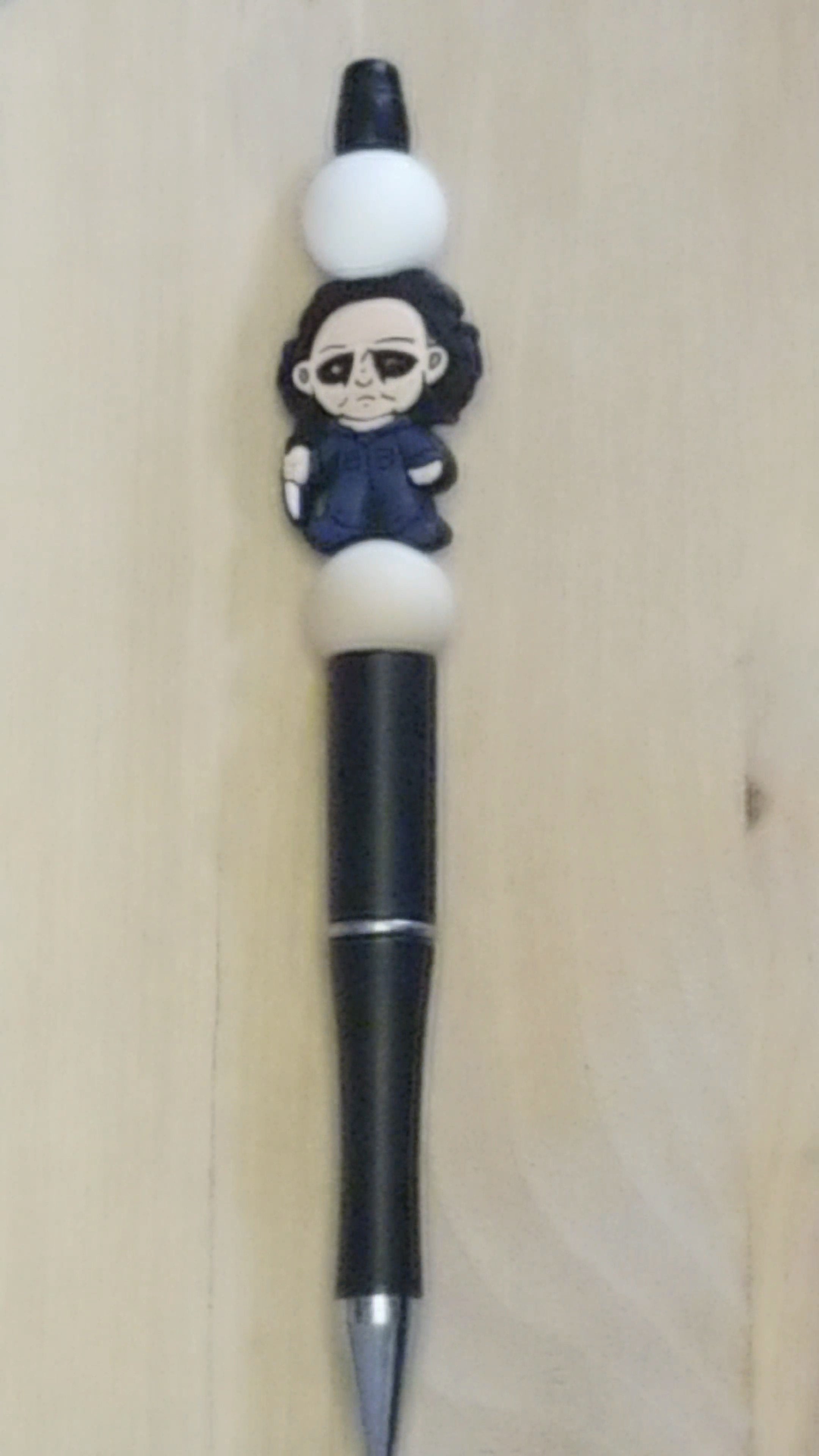 Horror Character Silicone Beaded Pen