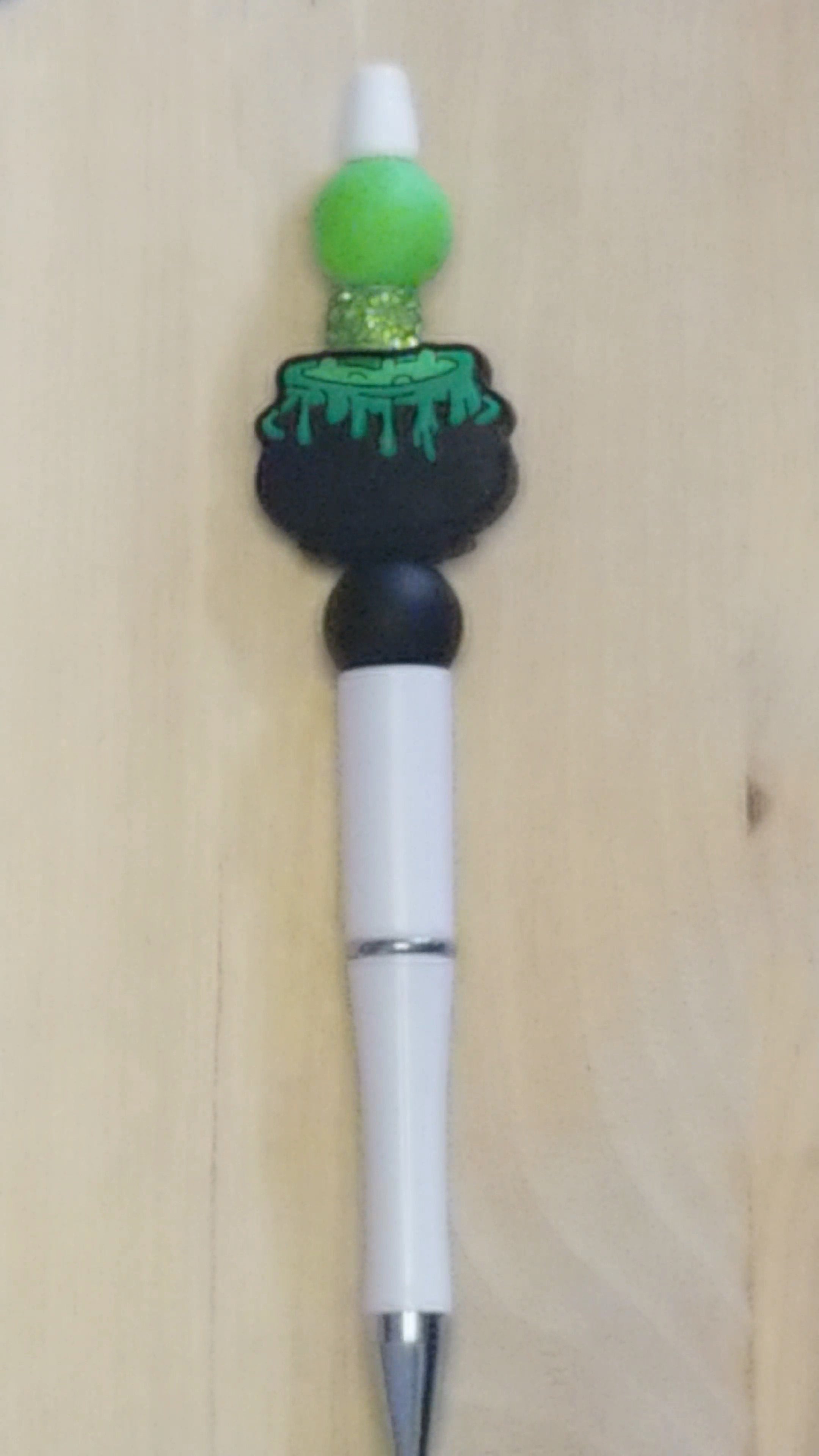 Cauldron Silicone Beaded Pen