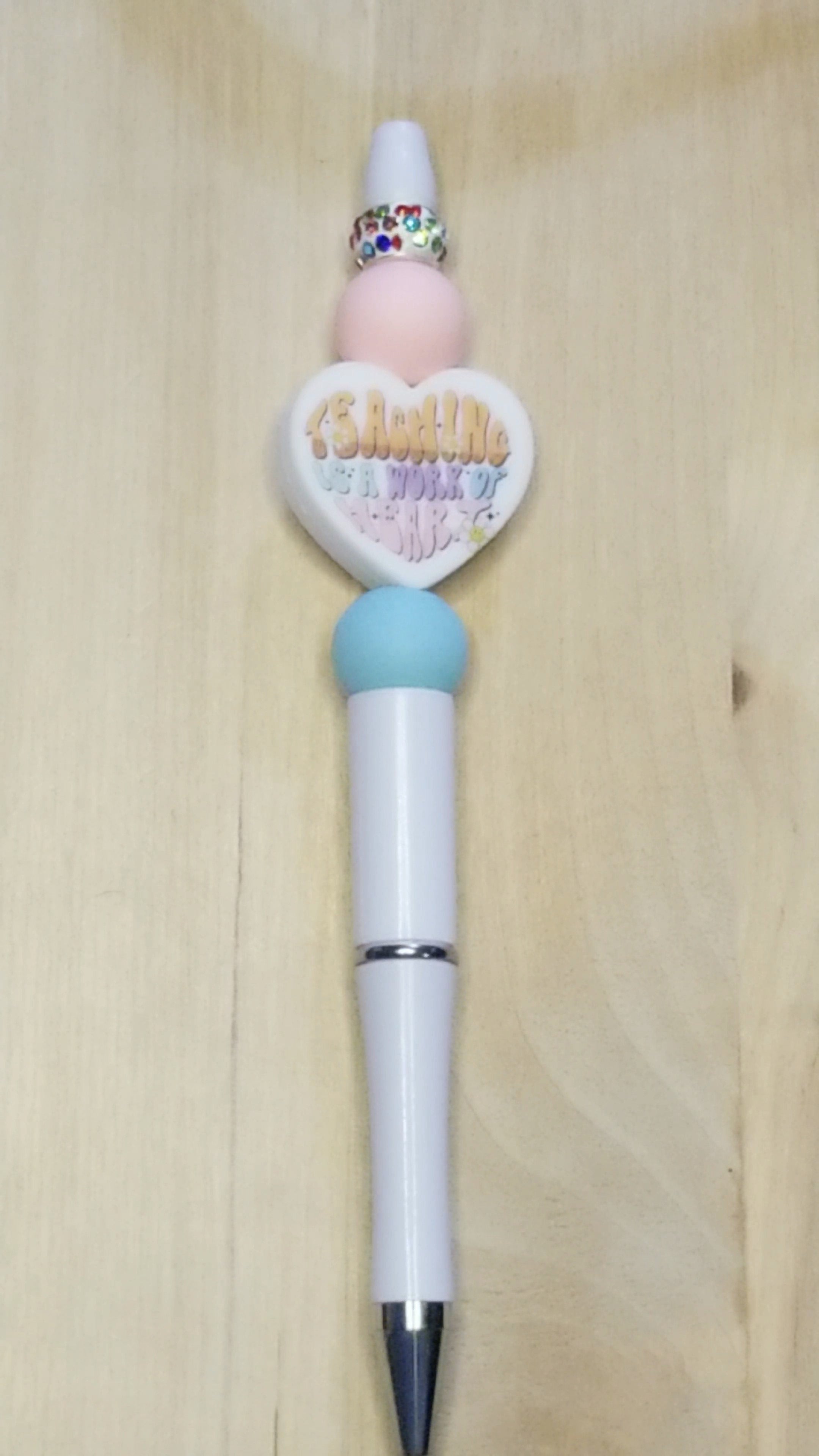 Career Oriented Silicone Beaded Pen