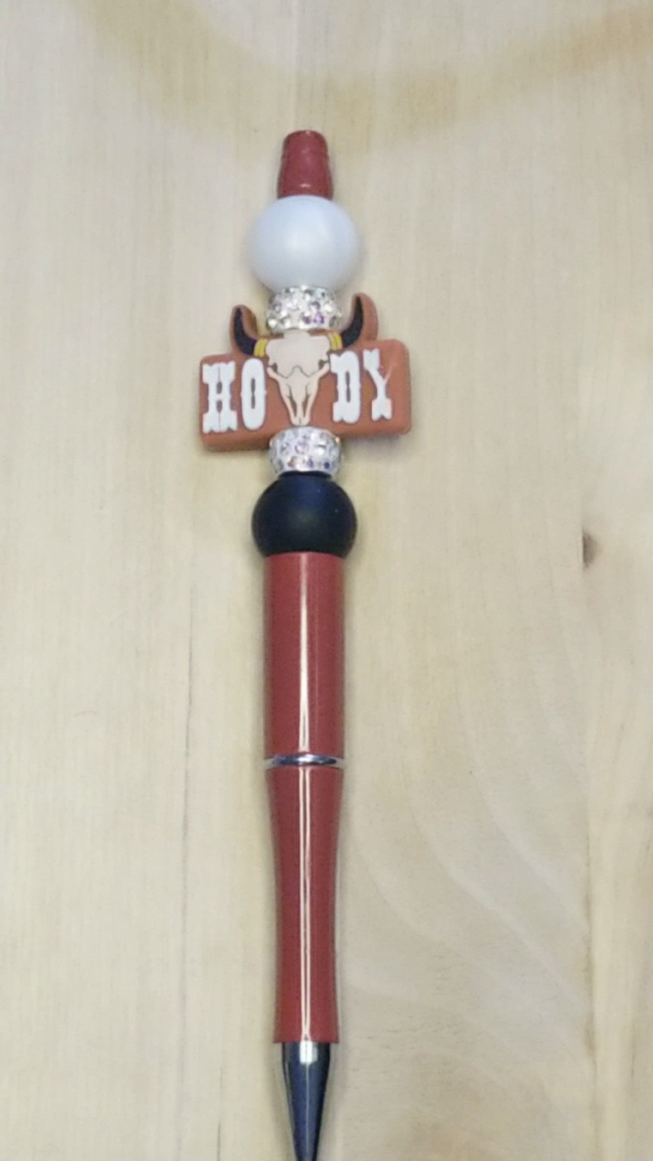 Howdy Silicone Beaded Pen