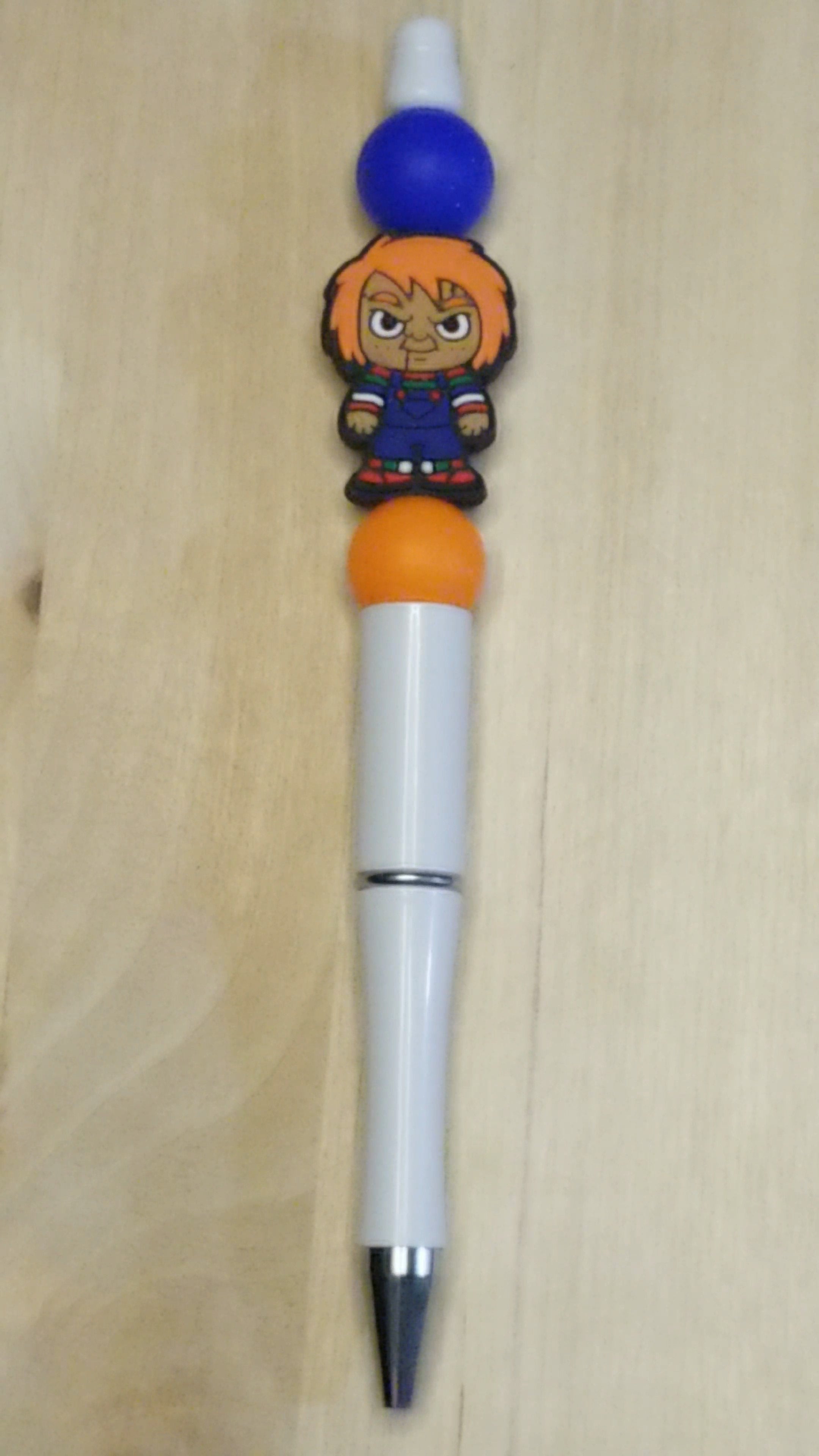 Horror Character Silicone Beaded Pen