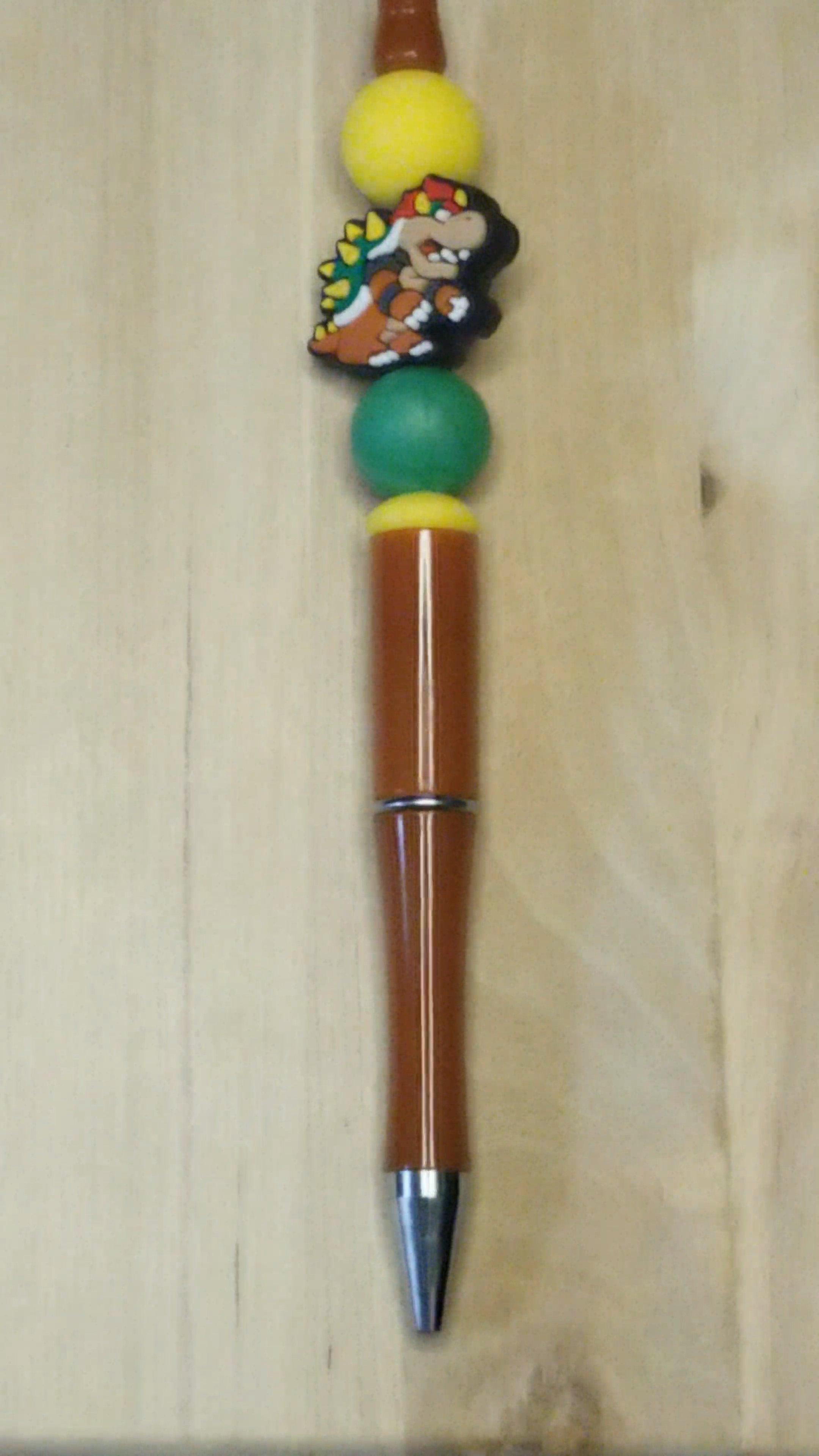 Video Game Silicone Beaded Pen