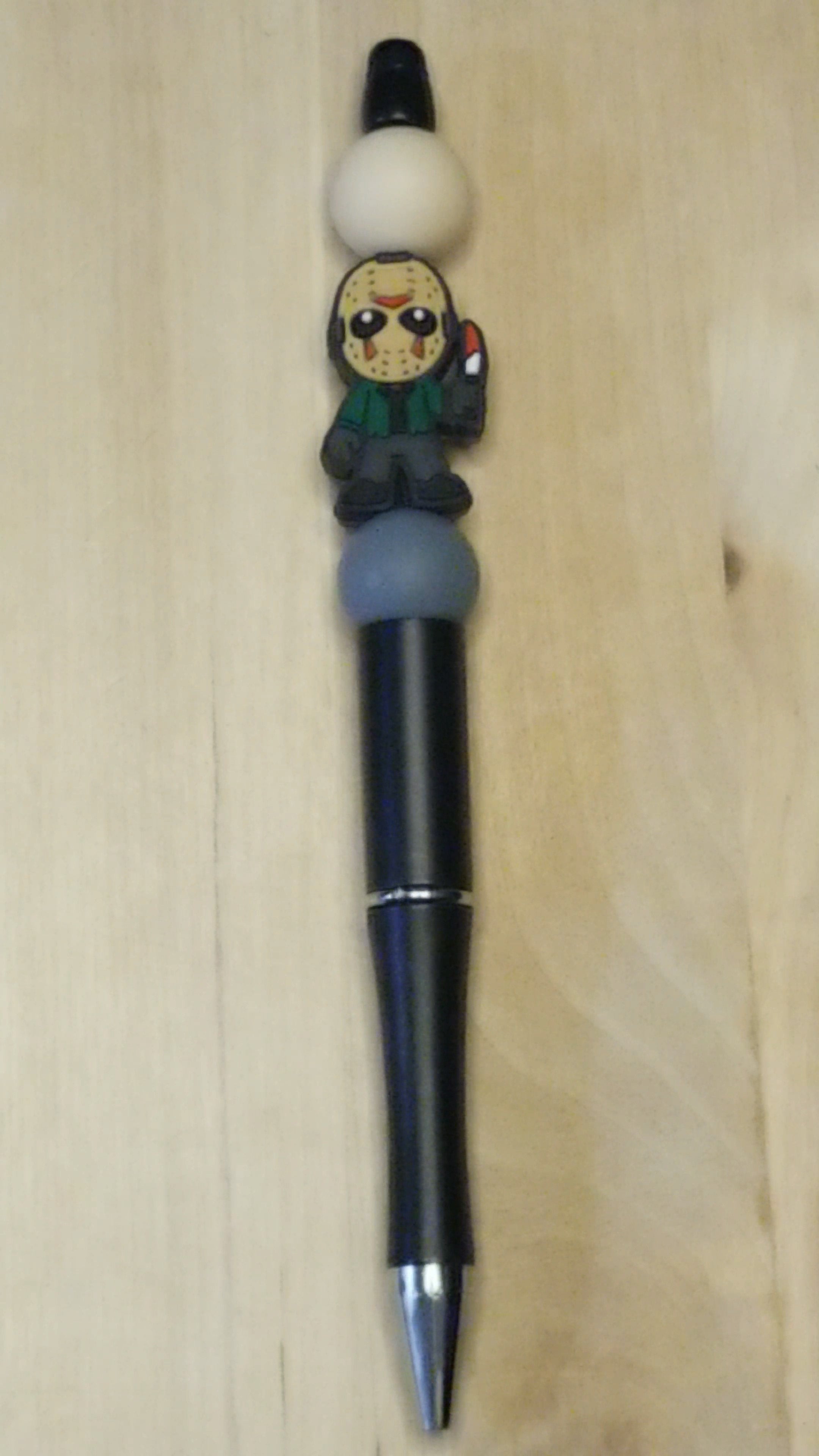 Horror Character Silicone Beaded Pen