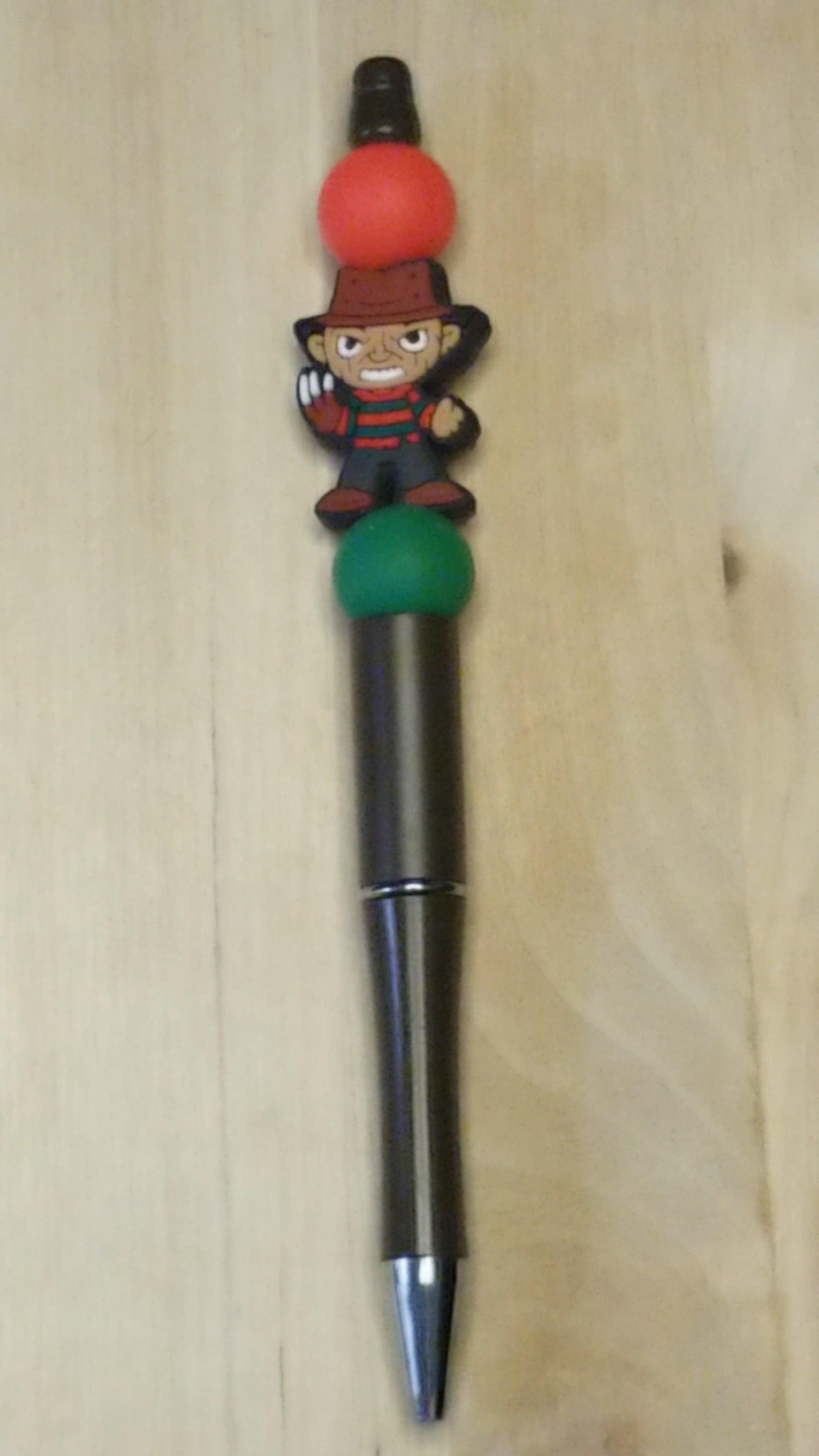 Horror Character Silicone Beaded Pen