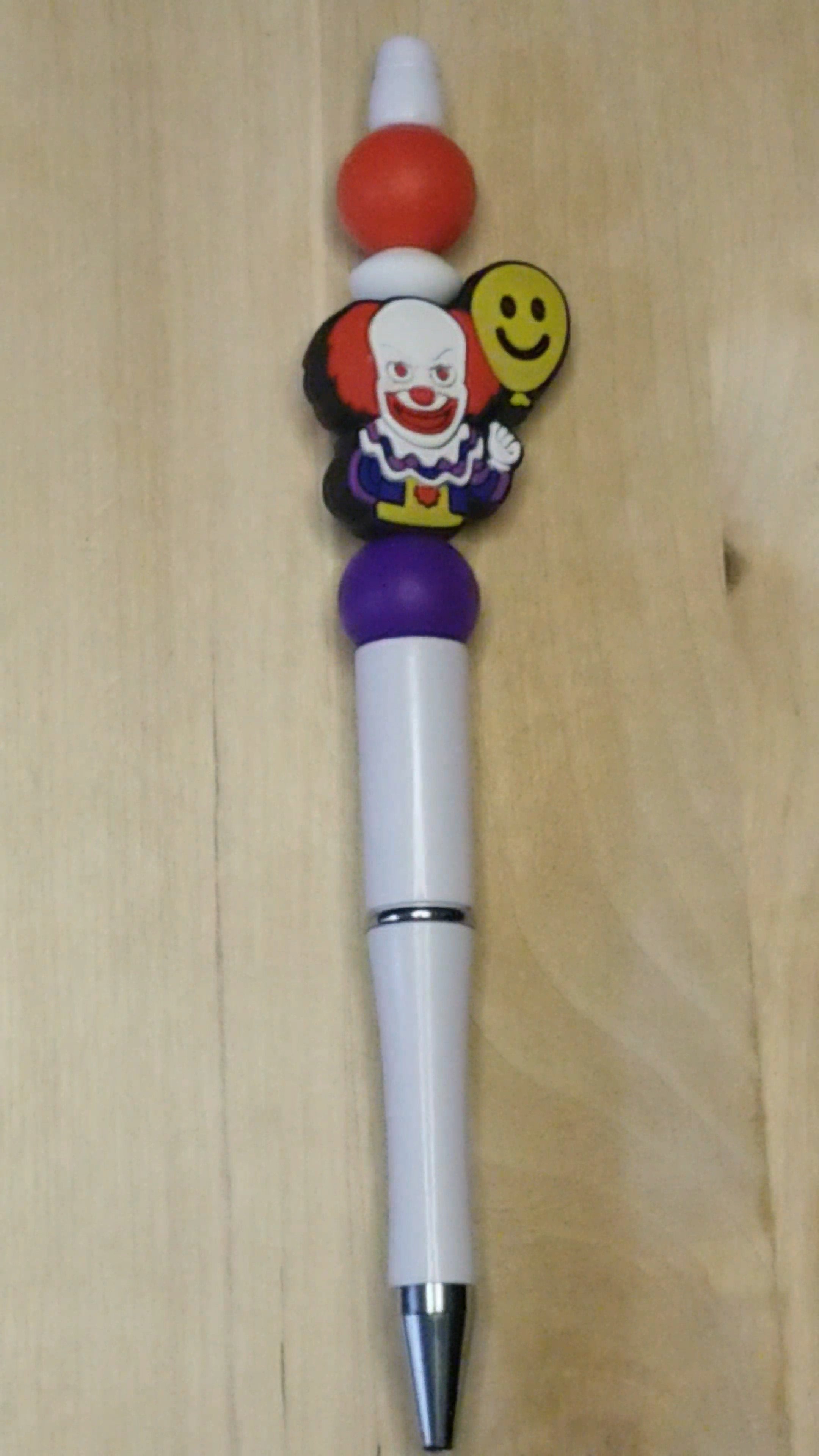 Horror Character Silicone Beaded Pen