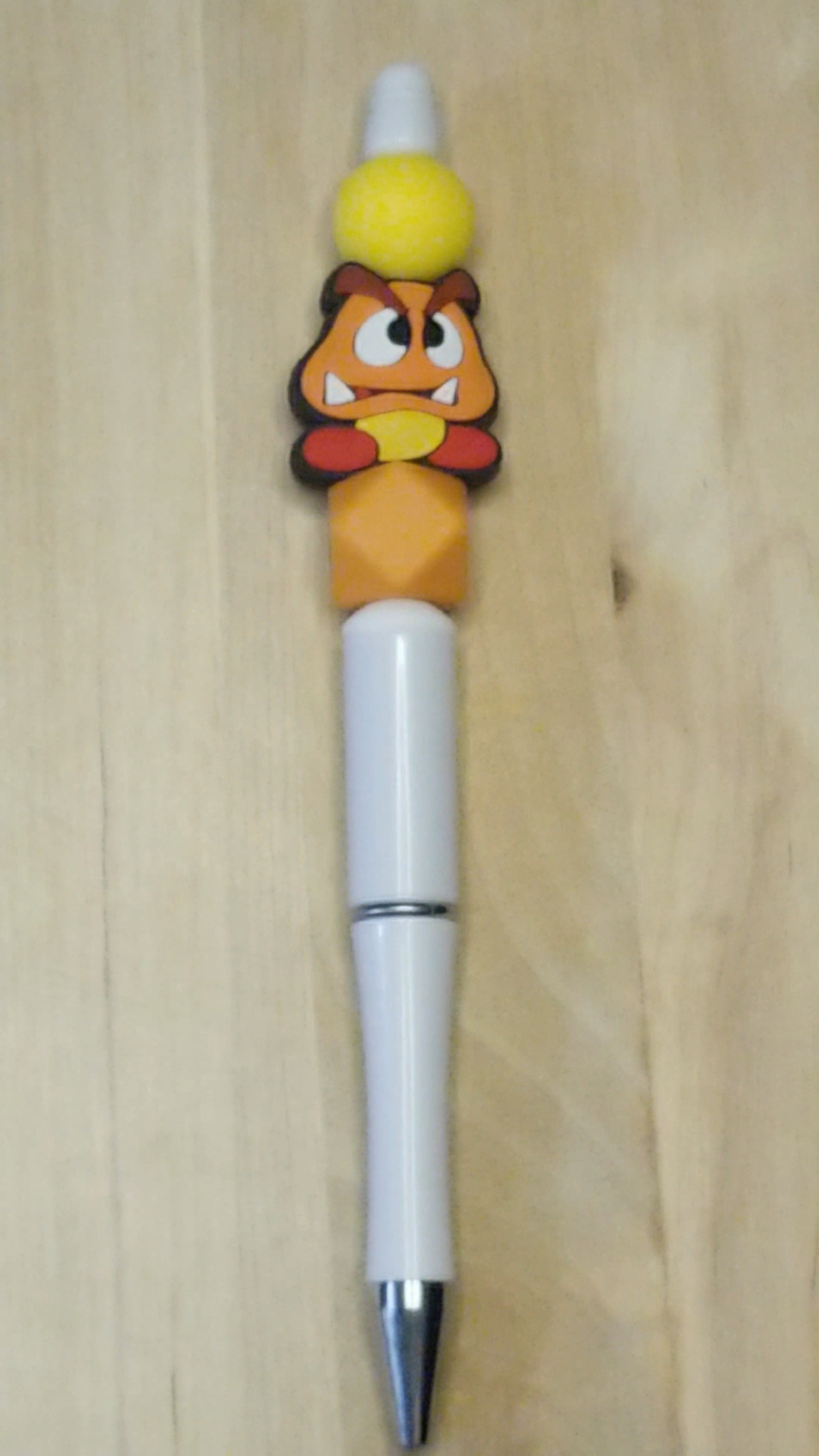 Video Game Silicone Beaded Pen