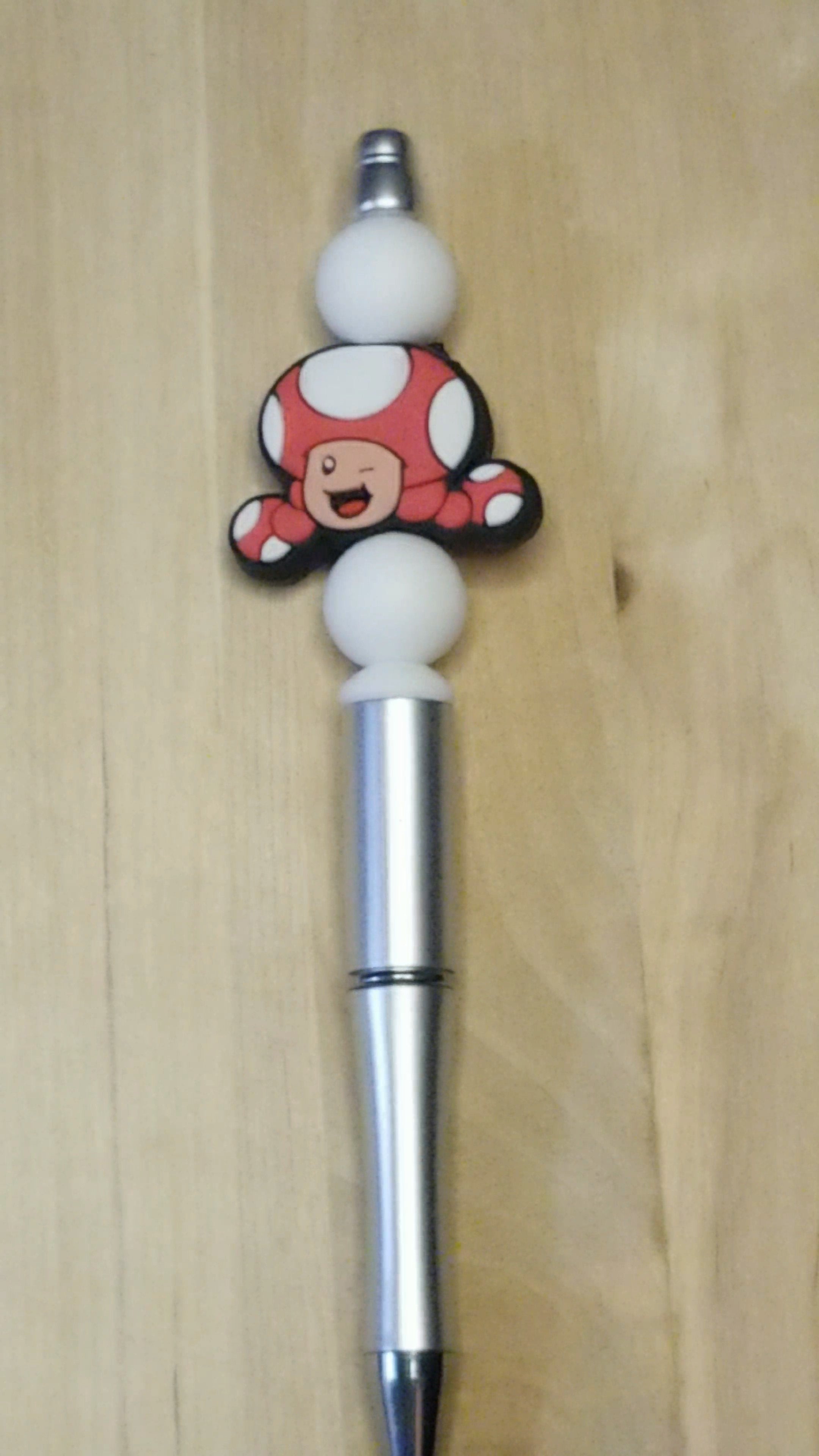 Video Game Silicone Beaded Pen