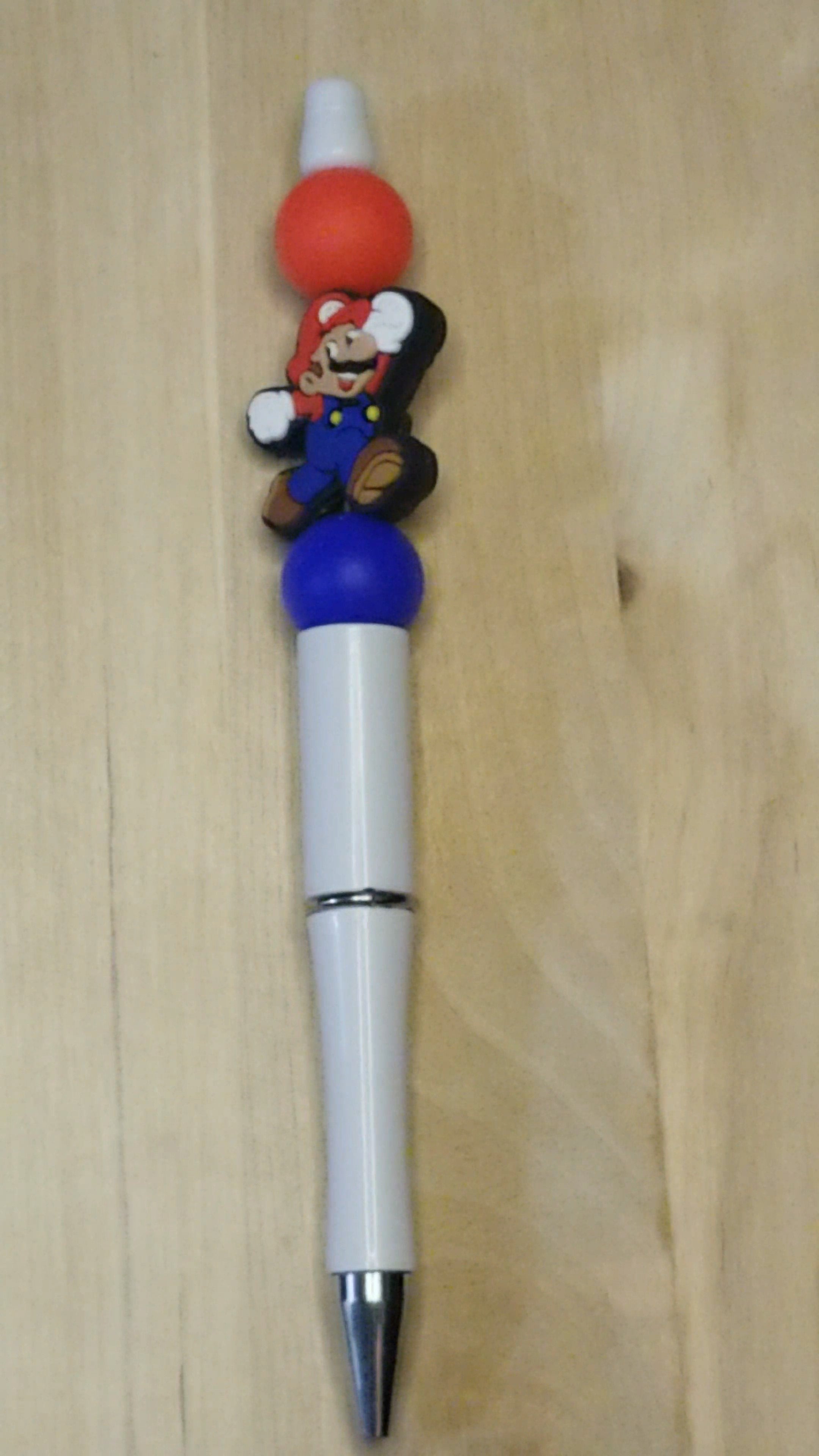 Video Game Silicone Beaded Pen