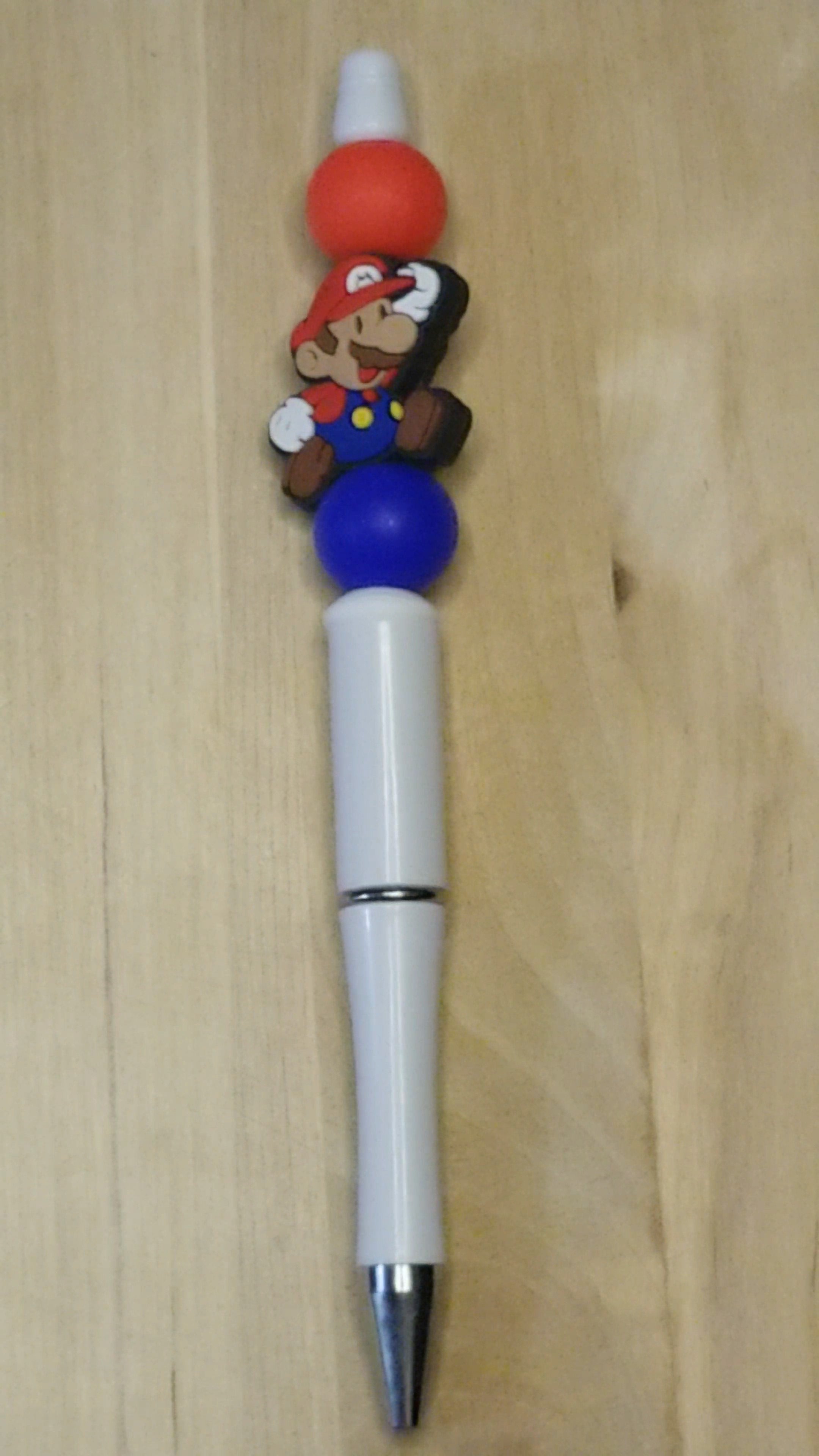 Video Game Silicone Beaded Pen