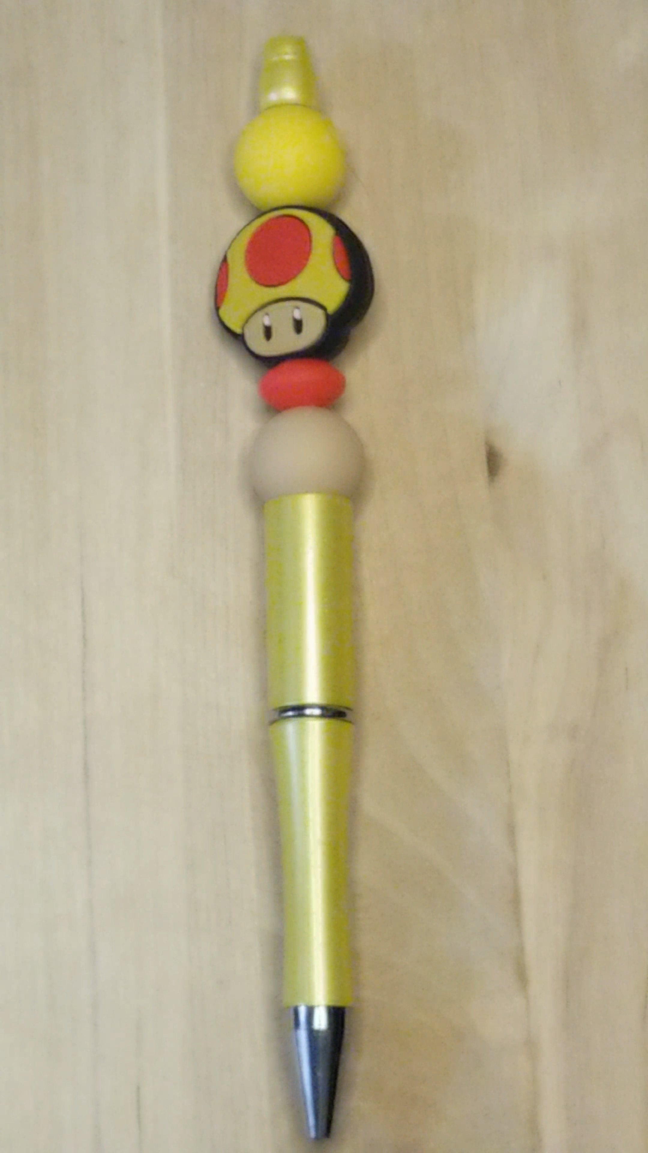 Video Game Silicone Beaded Pen