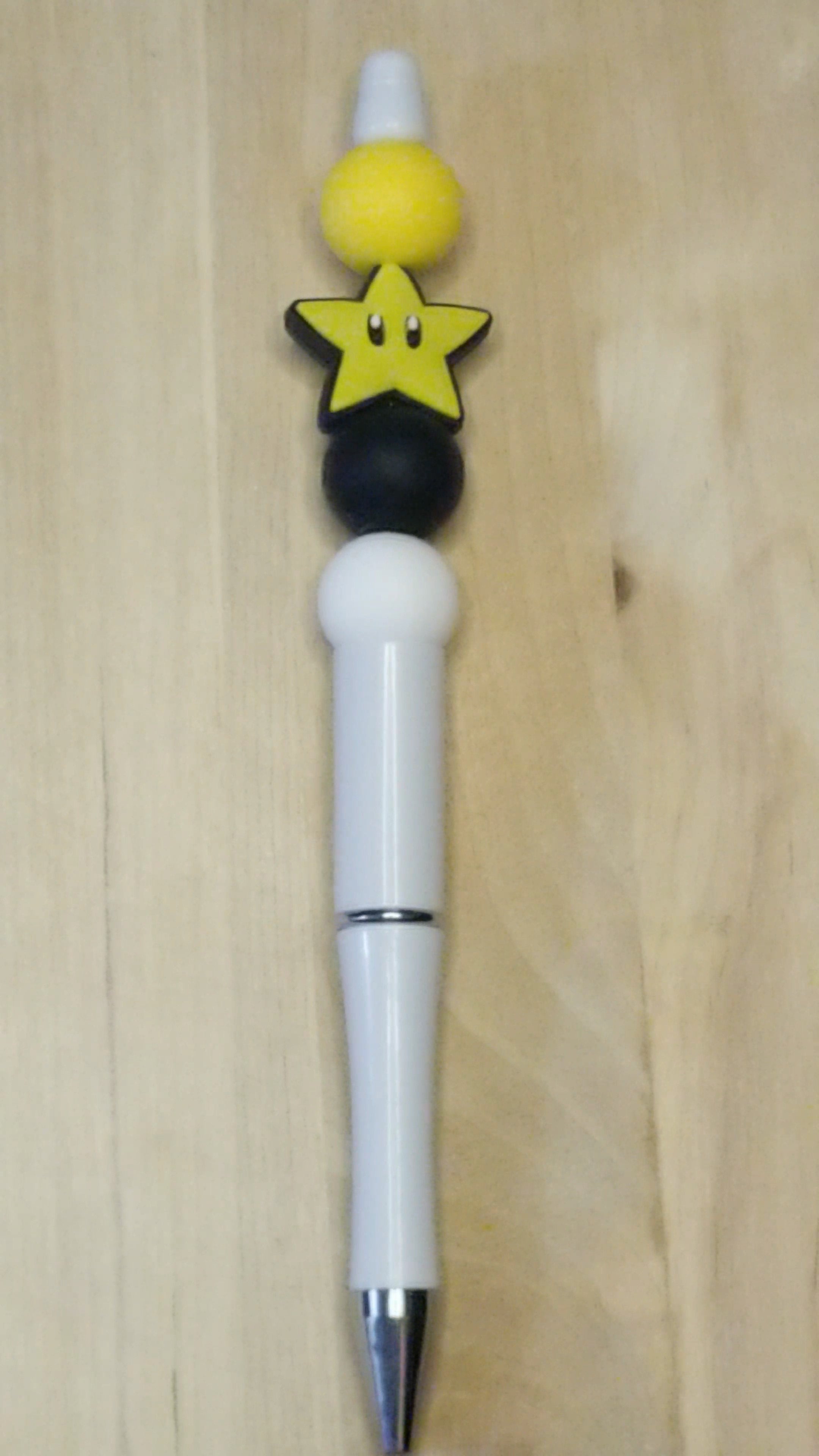 Video Game Silicone Beaded Pen