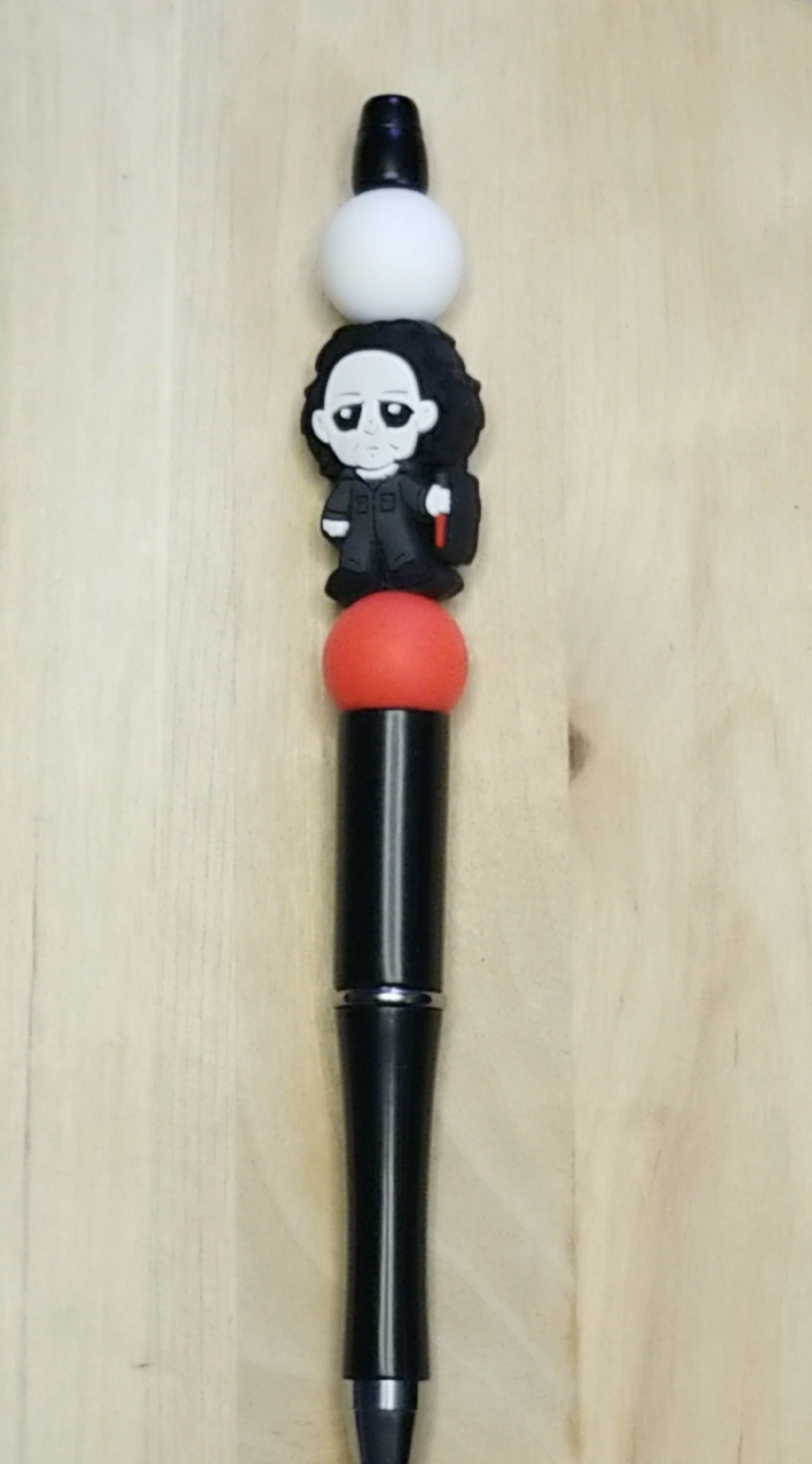 Horror Character Silicone Beaded Pen