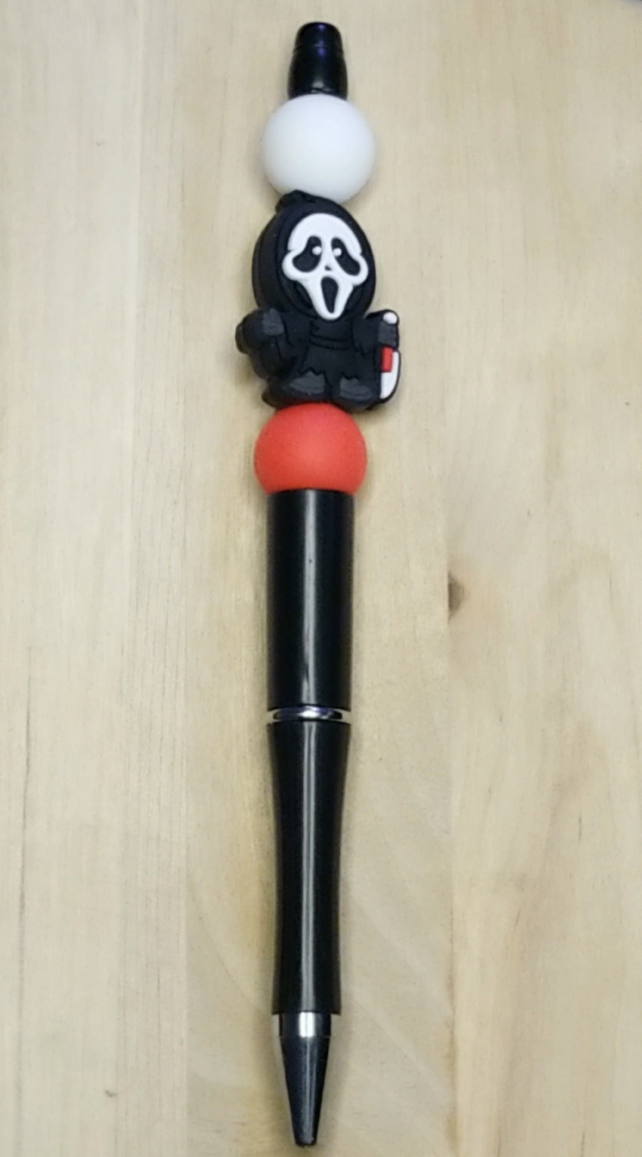 Horror Character Silicone Beaded Pen