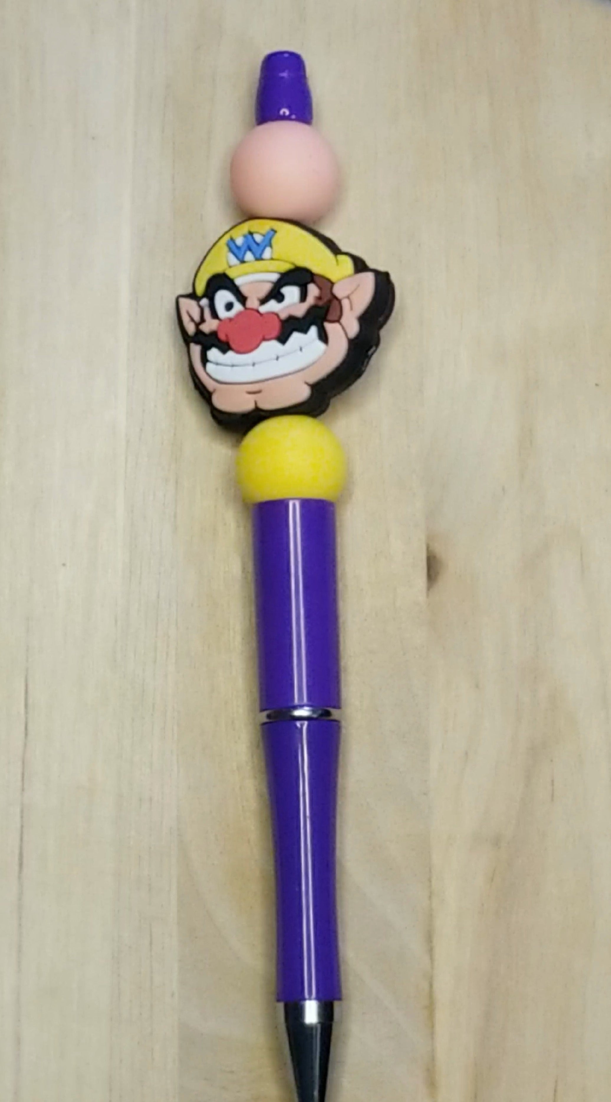 Video Game Silicone Beaded Pen