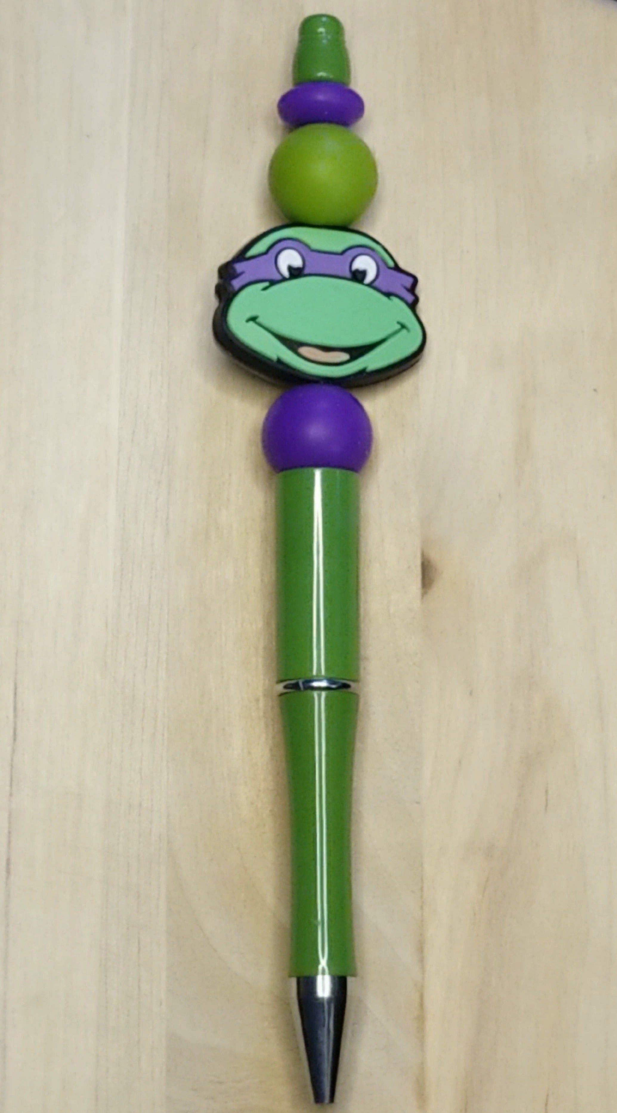 Turtle  Silicone Beaded Pen