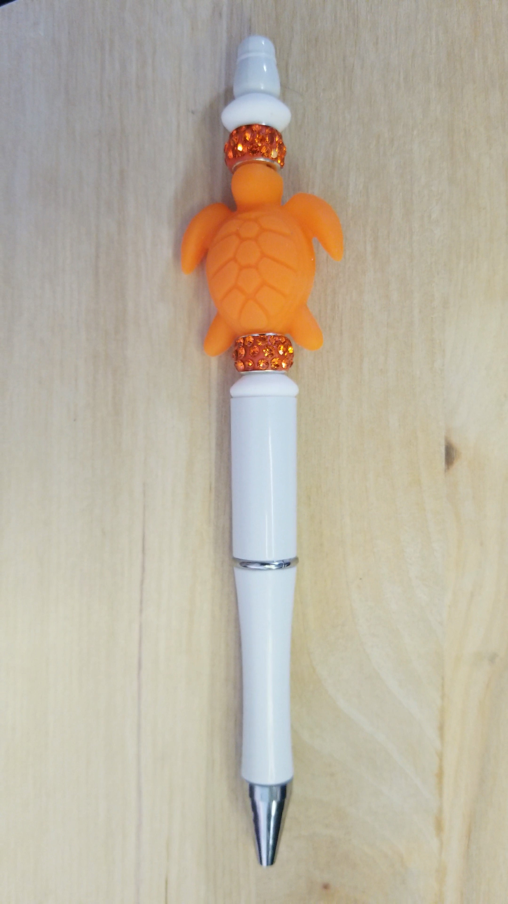 Sea Turtle Silicone Beaded Pen