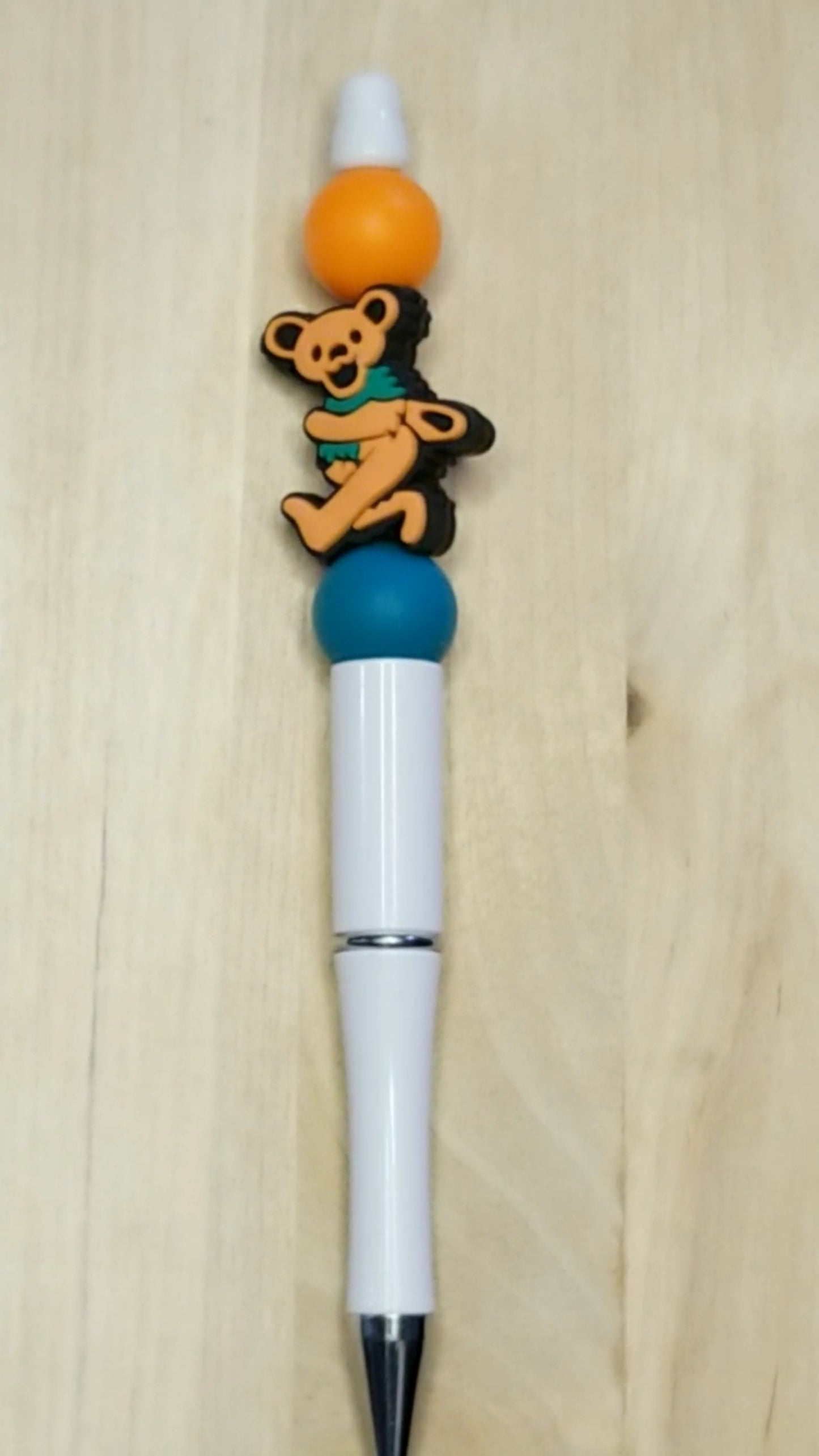 Music Bear Silicone Beaded Pen