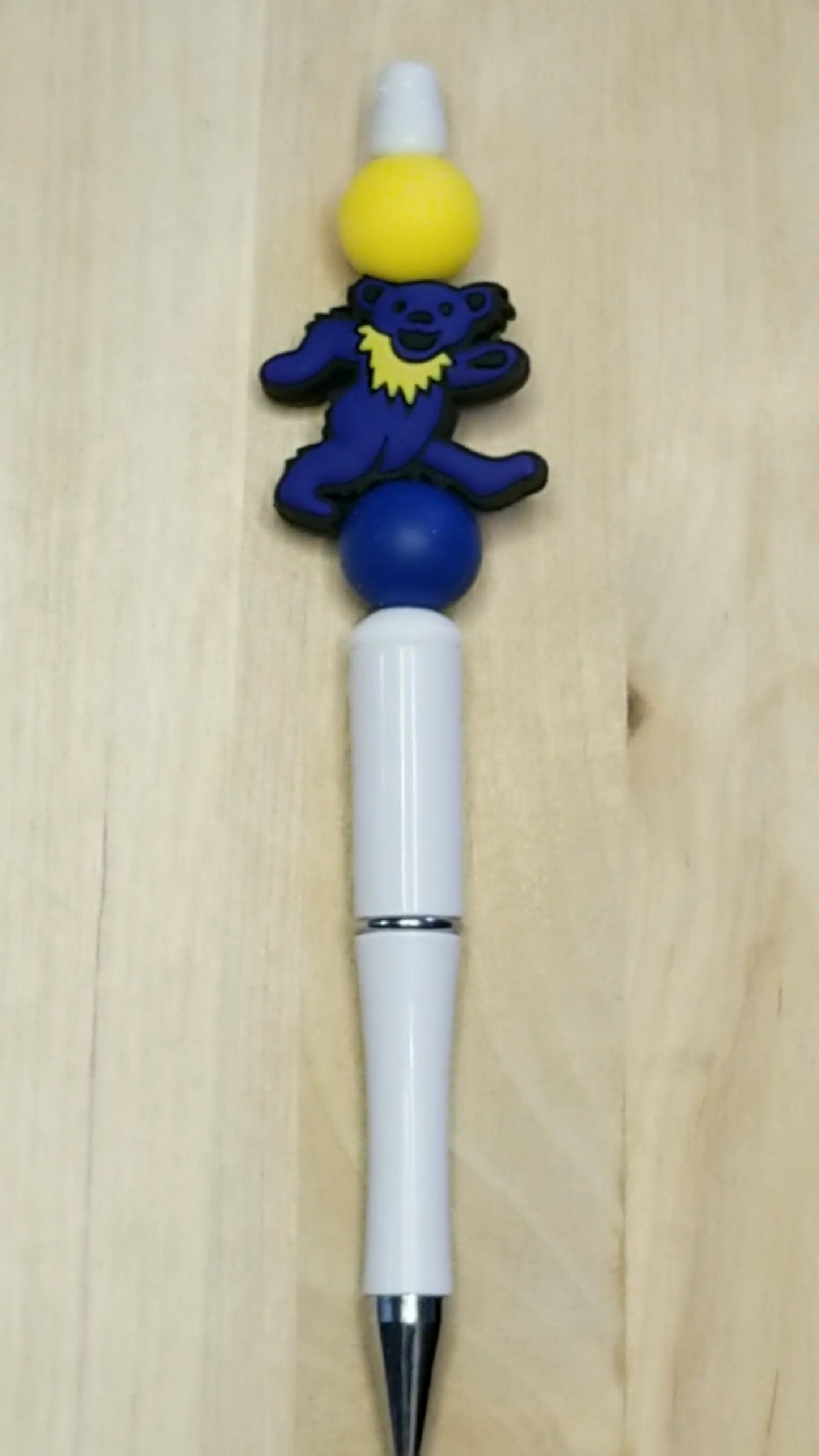 Music Bear Silicone Beaded Pen