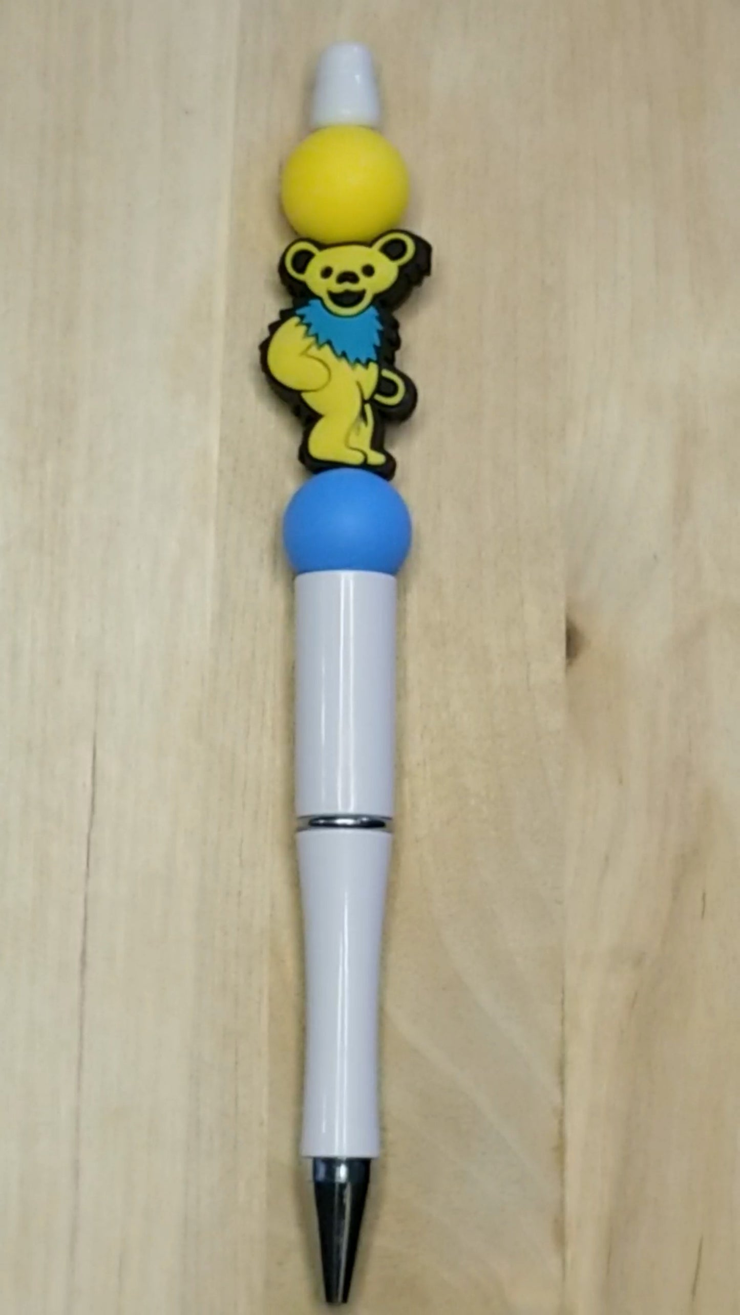 Music Bear Silicone Beaded Pen