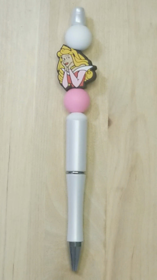 Princess Silicone Beaded Pen