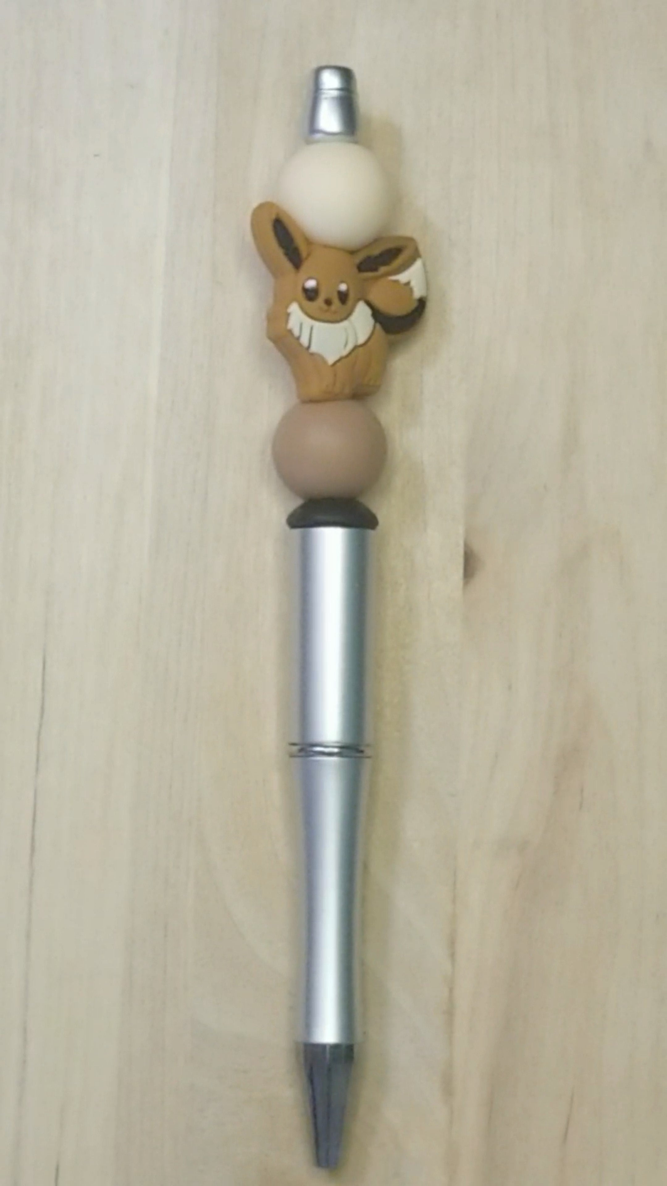 Fox Silicone Beaded Pen