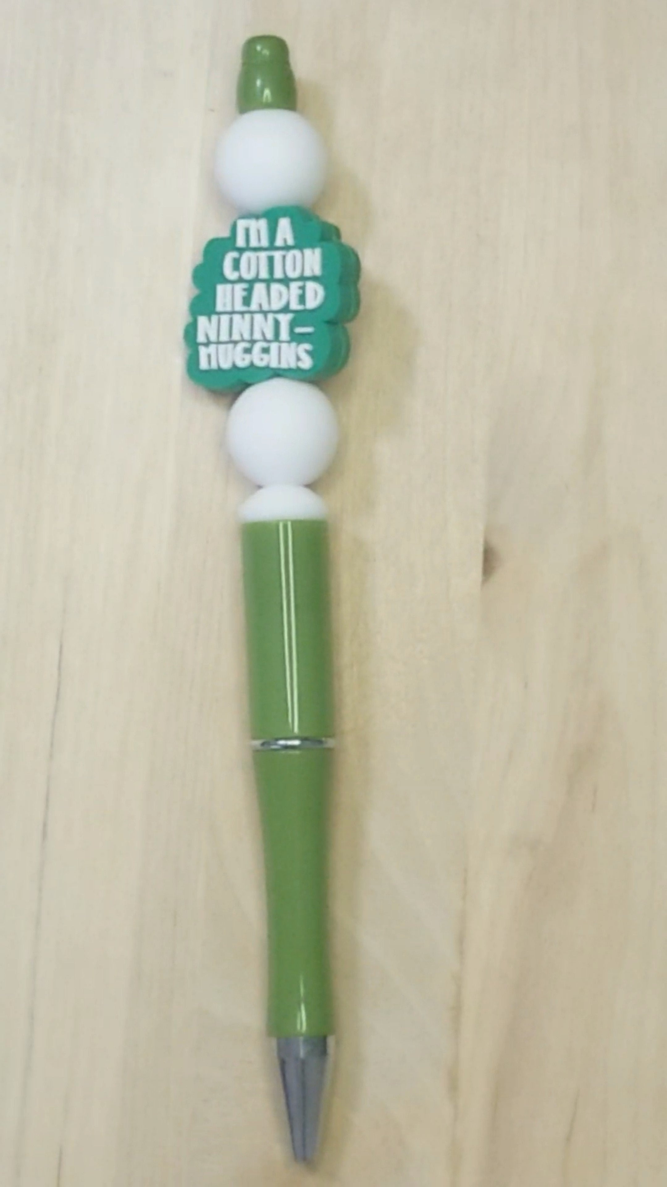 Ninny Muggins Silicone Beaded Pen